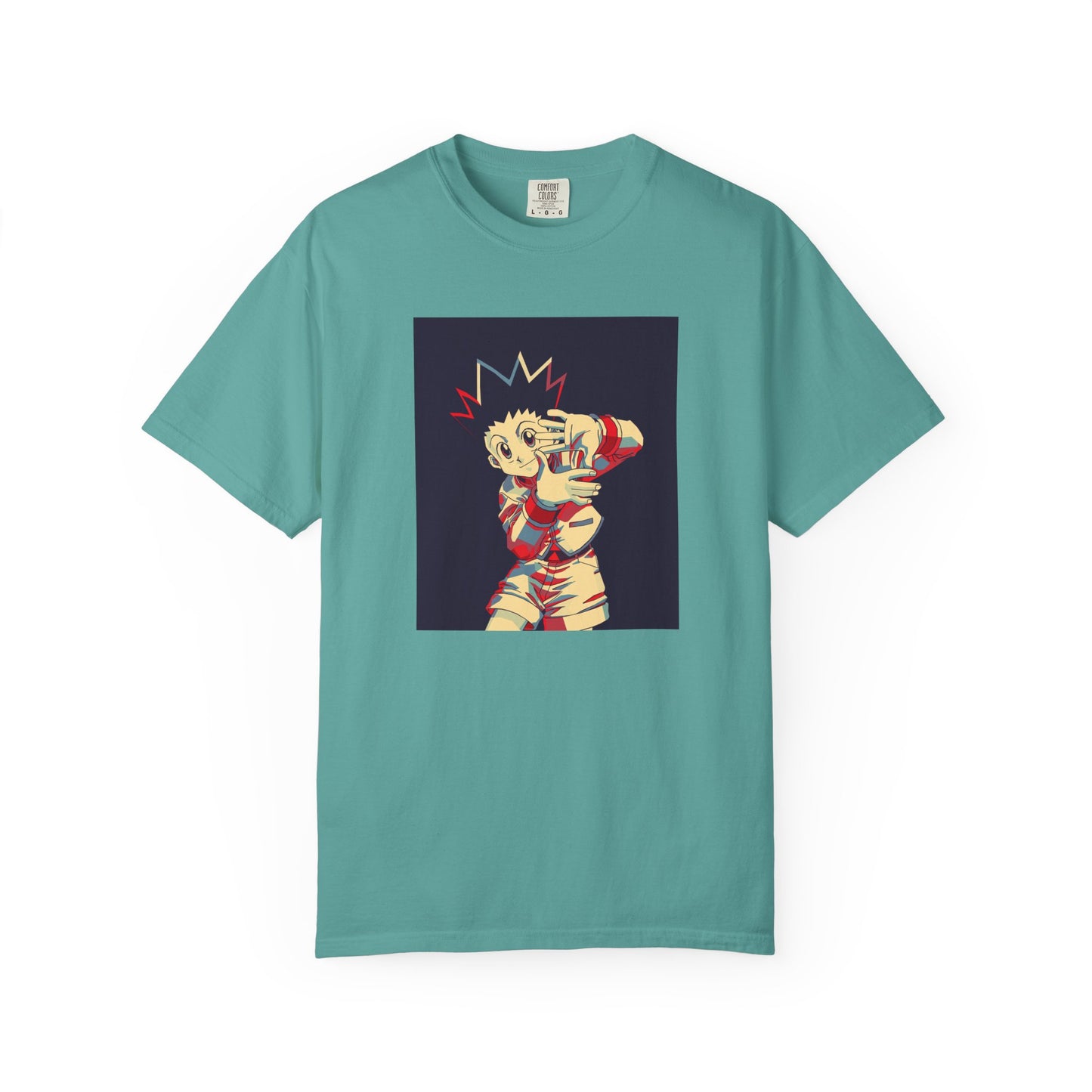 Hunter x Hunter Gon Freecss Minimalist Garment-Dyed T-Shirt – Premium Cotton Tee for Customization