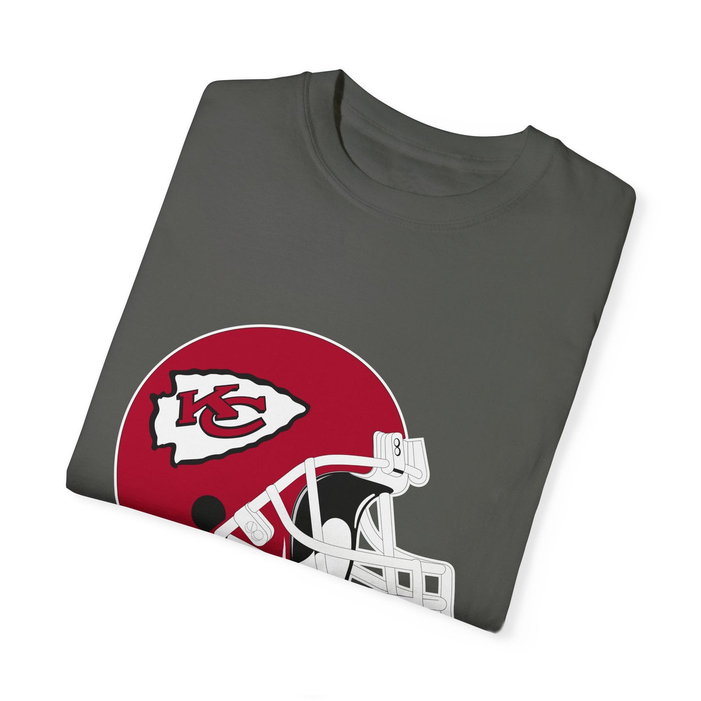 Kansas City Chiefs Football Fans Garment-Dyed T-Shirt – Premium Cotton Tee for Customization