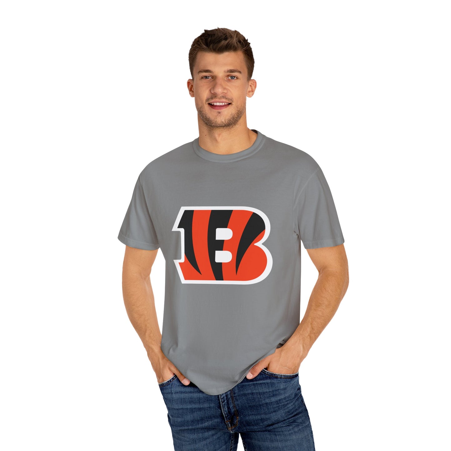 Cincinnati Bengals NFL Garment-Dyed T-Shirt – Premium Cotton Tee for Customization