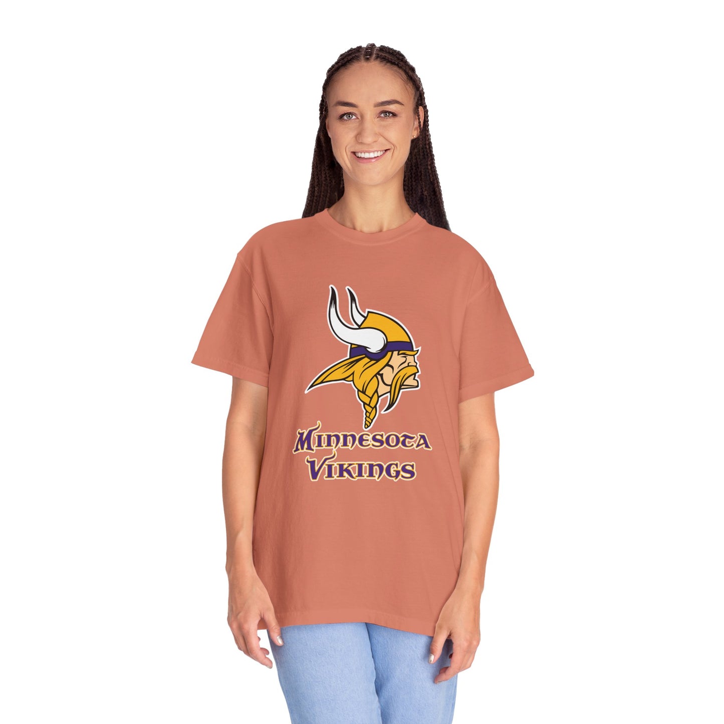 Minnesota Vikings Merchandise Garment-Dyed T-Shirt – Premium Cotton Tee for Customization