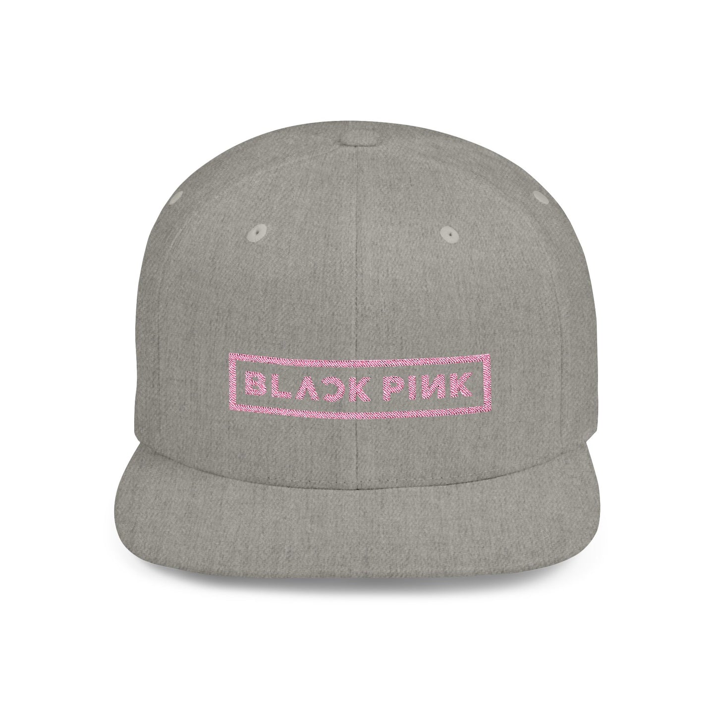 Black Pink Flat Bill Snapback – Lightweight, Custom Fit, Premium Quality