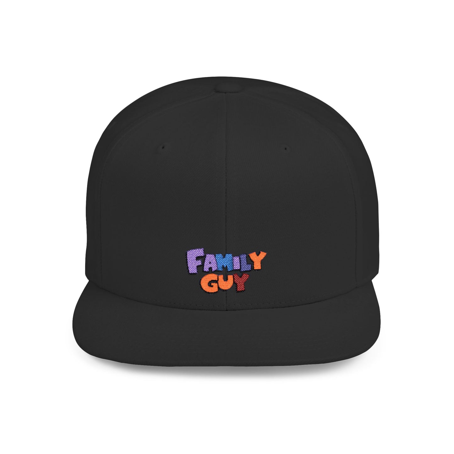 Icons Embroidered Family Guy Flat Bill Snapback – Lightweight, Custom Fit, Premium Quality