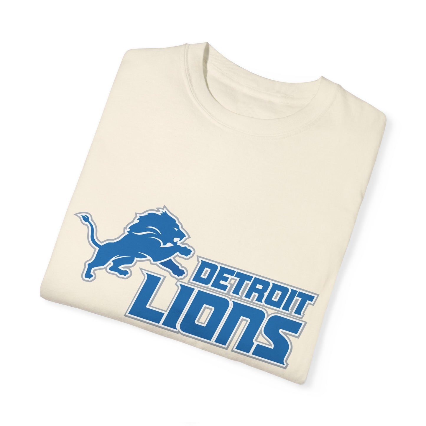 Detroit Lions Nation Garment-Dyed T-Shirt – Premium Cotton Tee for Customization