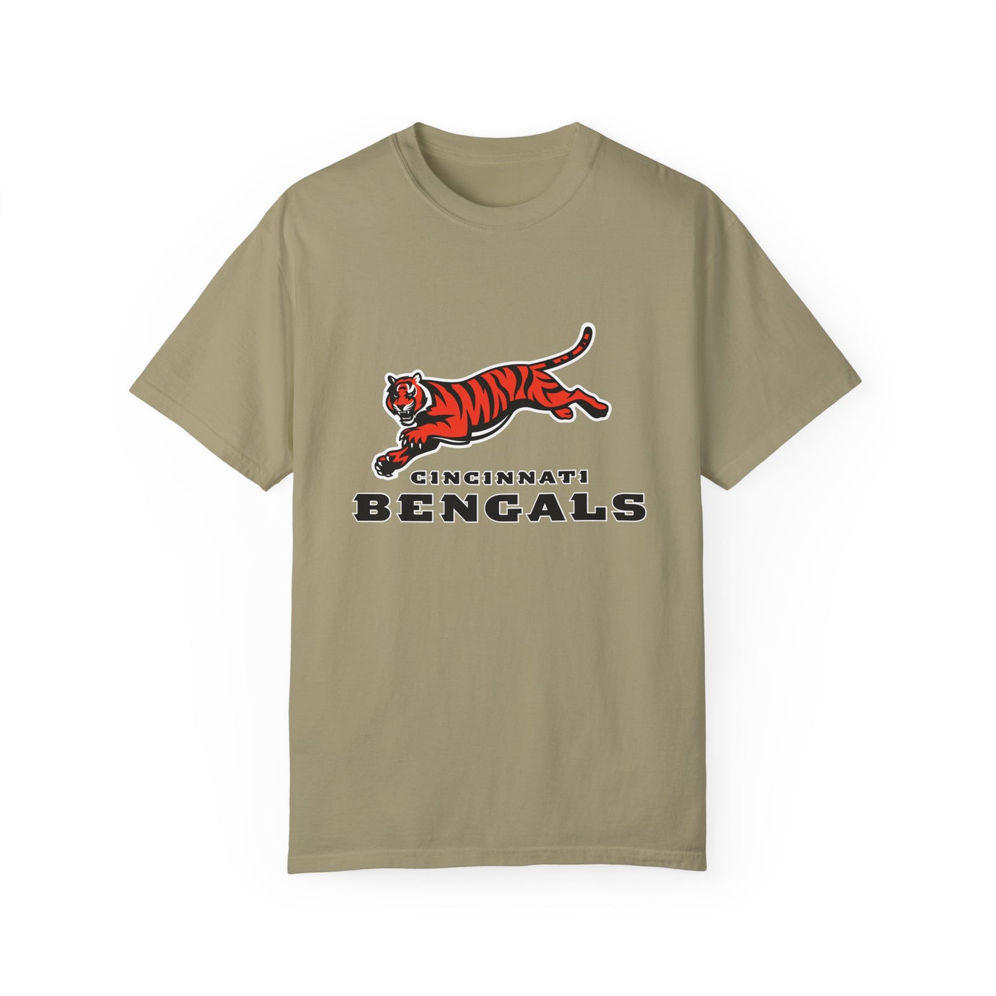 Cincinnati Bengals Clothing Garment-Dyed T-Shirt – Premium Cotton Tee for Customization