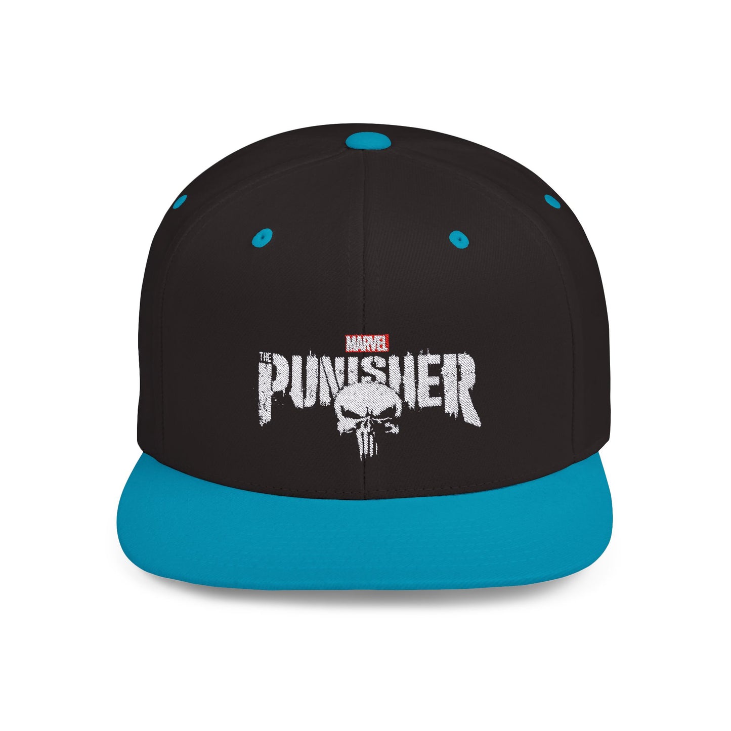 The Punisher Marvel Flat Bill Snapback – Lightweight, Custom Fit, Premium Quality