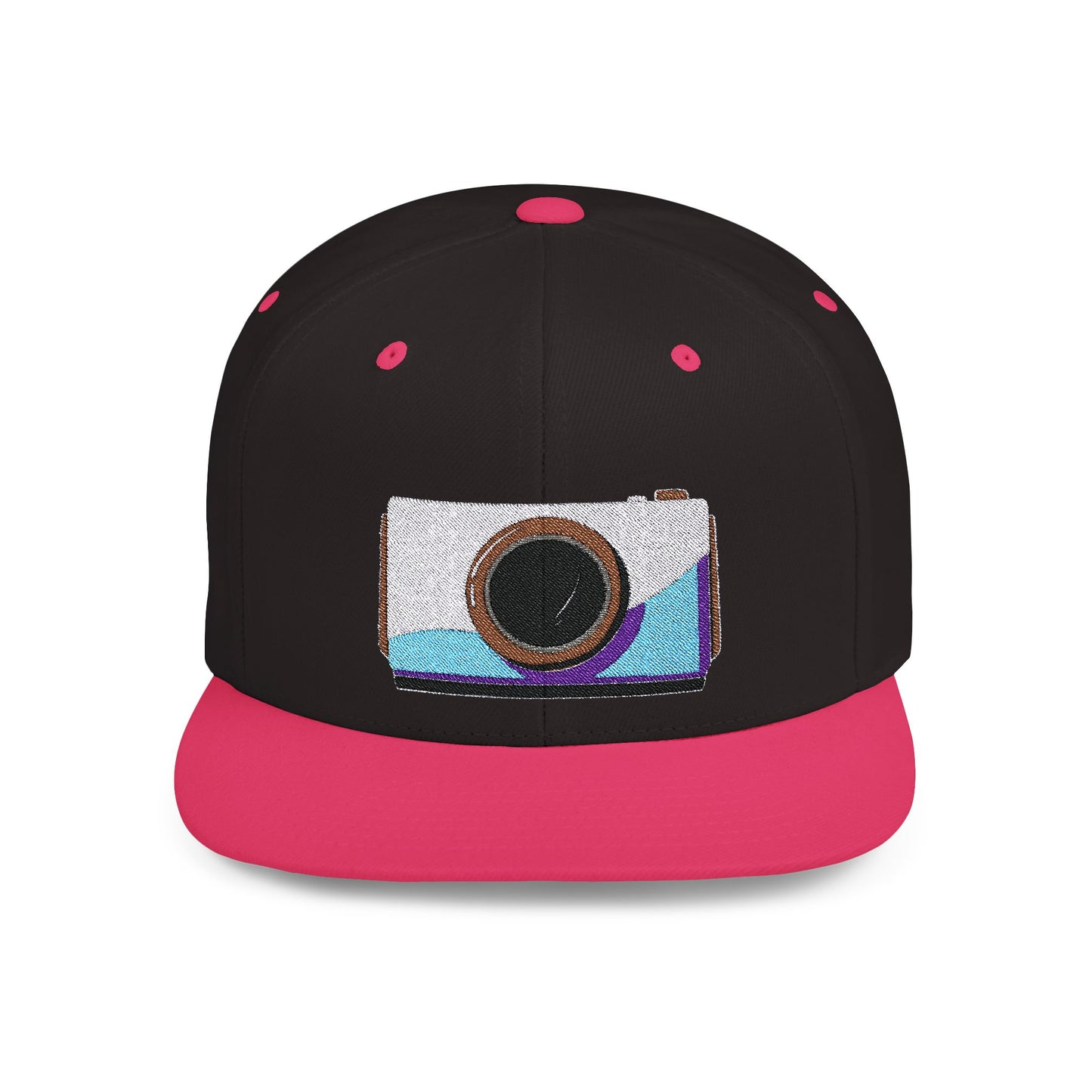 Digital Camera Flat Bill Snapback – Lightweight, Custom Fit, Premium Quality