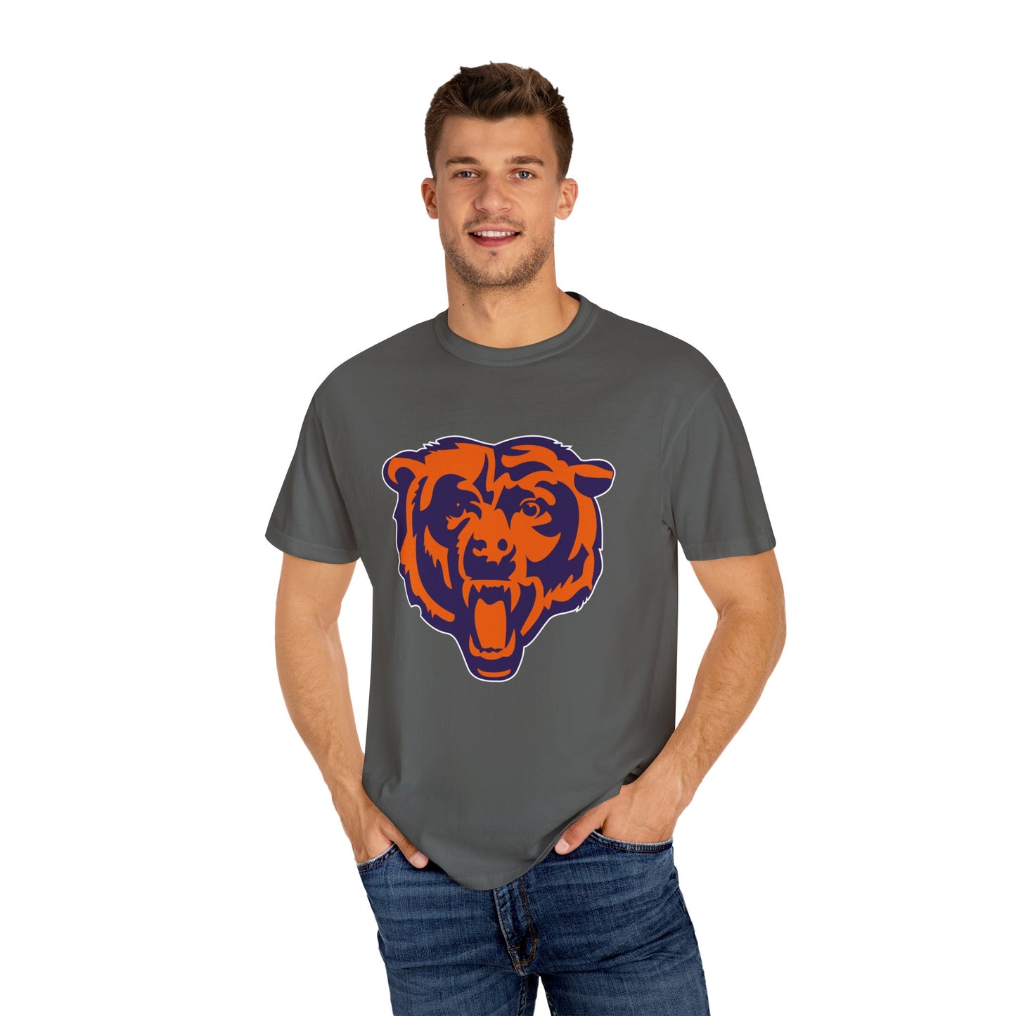 Chicago Bears Gear Garment-Dyed T-Shirt – Premium Cotton Tee for Customization