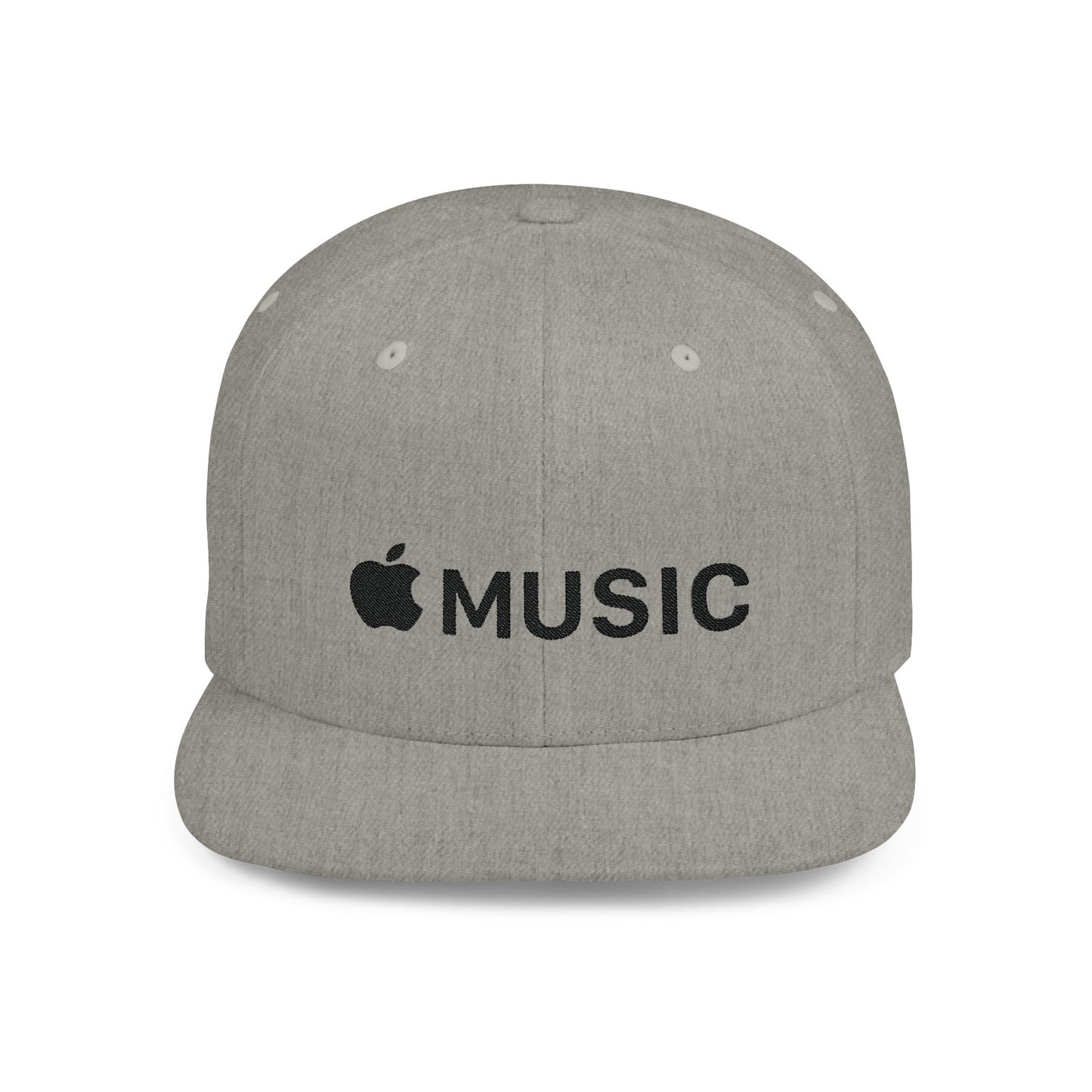 Apple Music Flat Bill Snapback – Lightweight, Custom Fit, Premium Quality