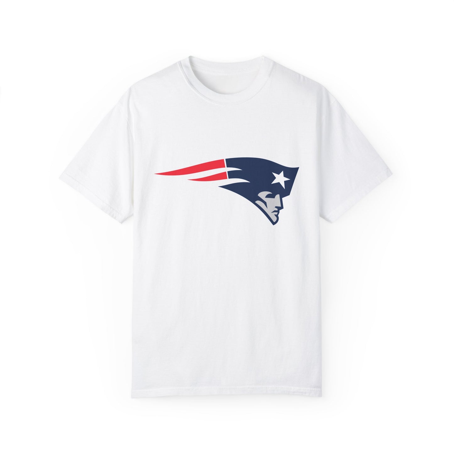 New England Patriots Gear Garment-Dyed T-Shirt – Premium Cotton Tee for Customization