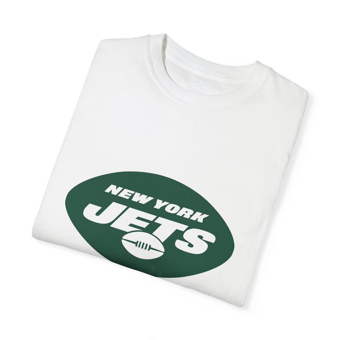 New York Jets Football Merchandise Garment-Dyed T-Shirt – Premium Cotton Tee for Customization