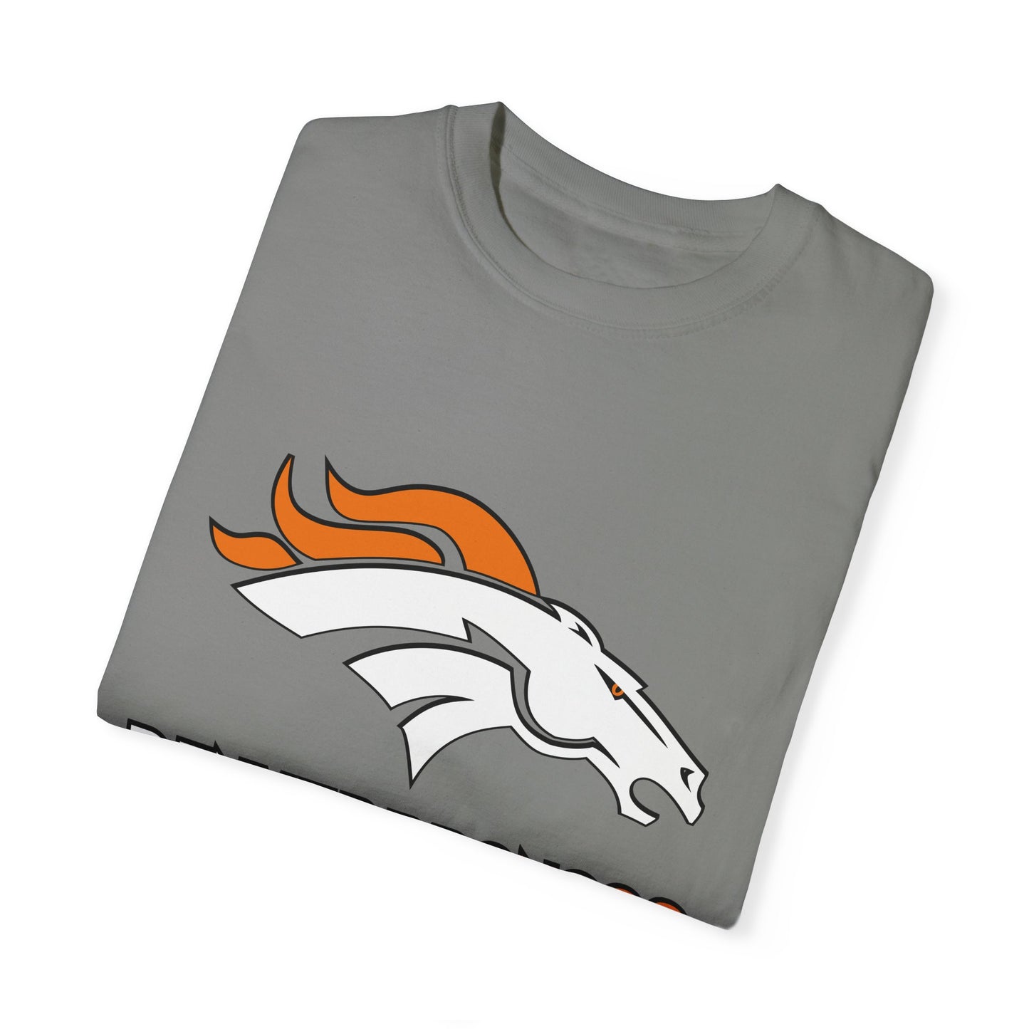 Denver Broncos Gear Garment-Dyed T-Shirt – Premium Cotton Tee for Customization