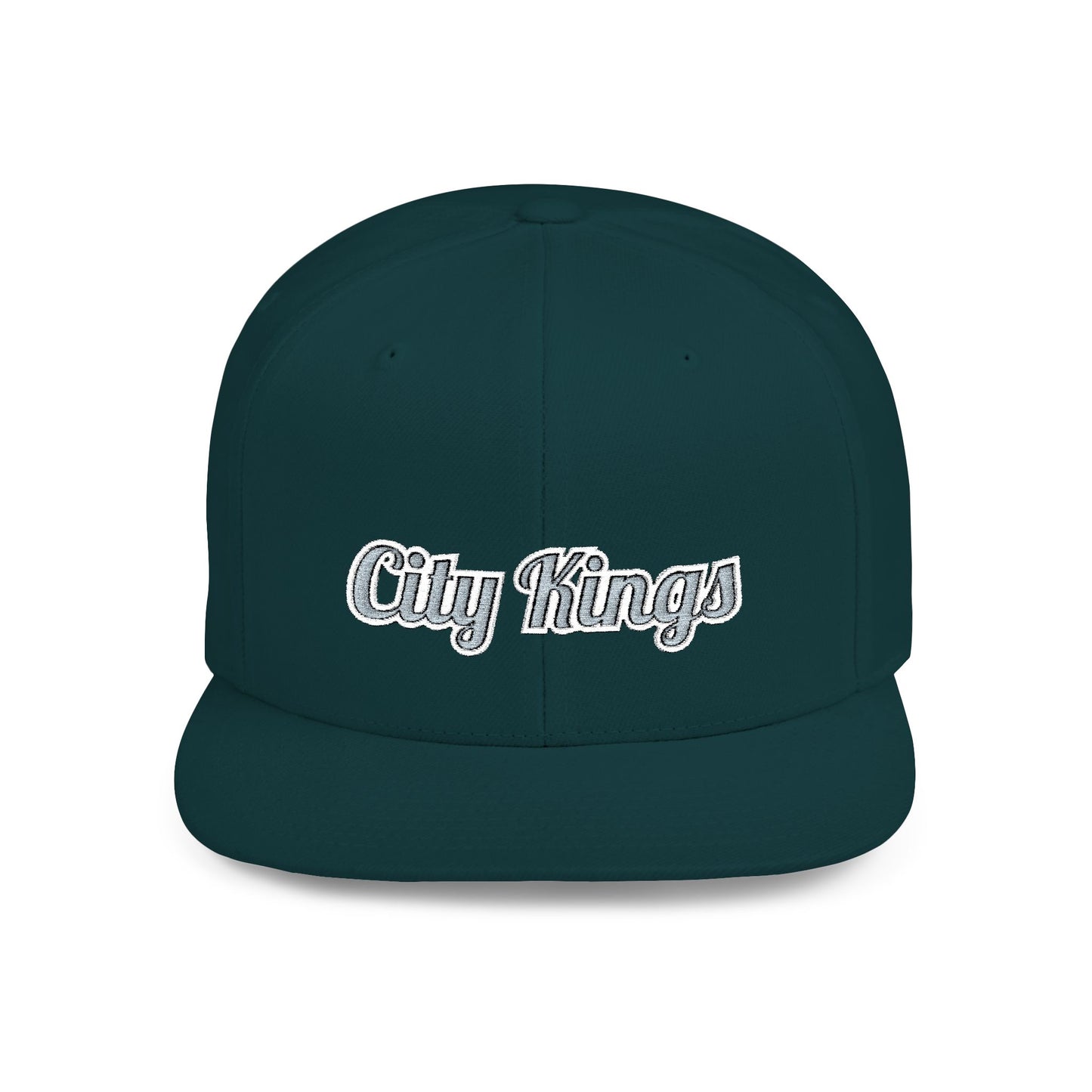 Text City Kings Flat Bill Snapback – Lightweight, Custom Fit, Premium Quality