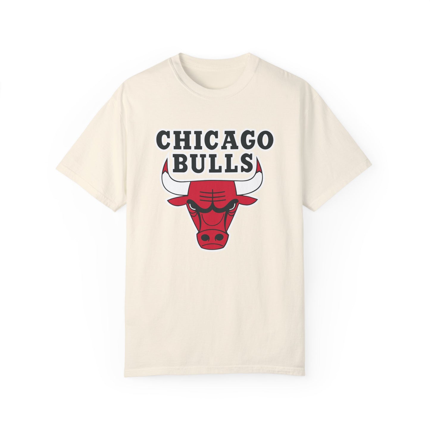 Chicago Bulls NBA Garment-Dyed T-Shirt – Premium Cotton Tee for Customization