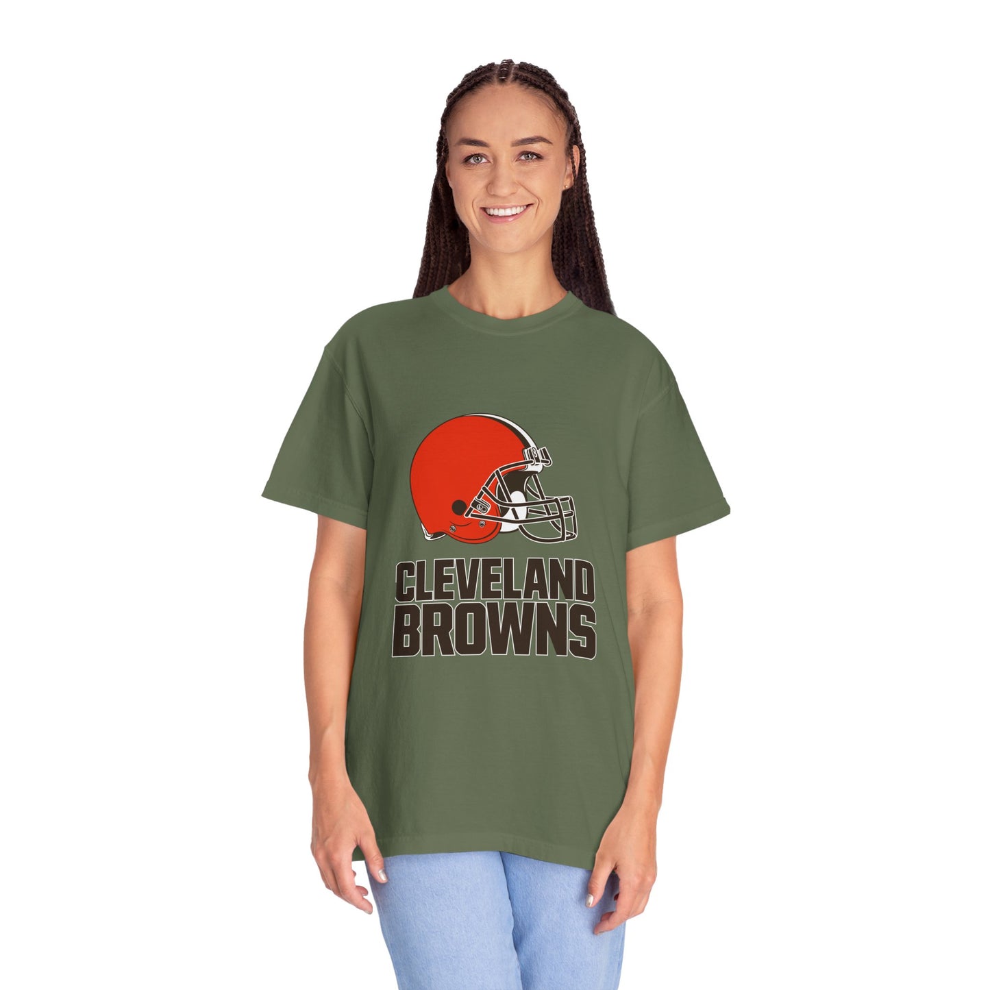 Cleveland Browns Garment-Dyed T-Shirt – Premium Cotton Tee for Customization