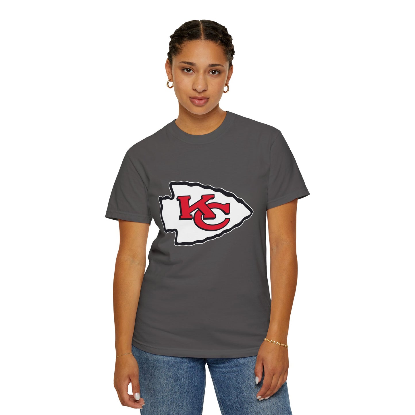 Kansas City Chiefs Collectibles Garment-Dyed T-Shirt – Premium Cotton Tee for Customization