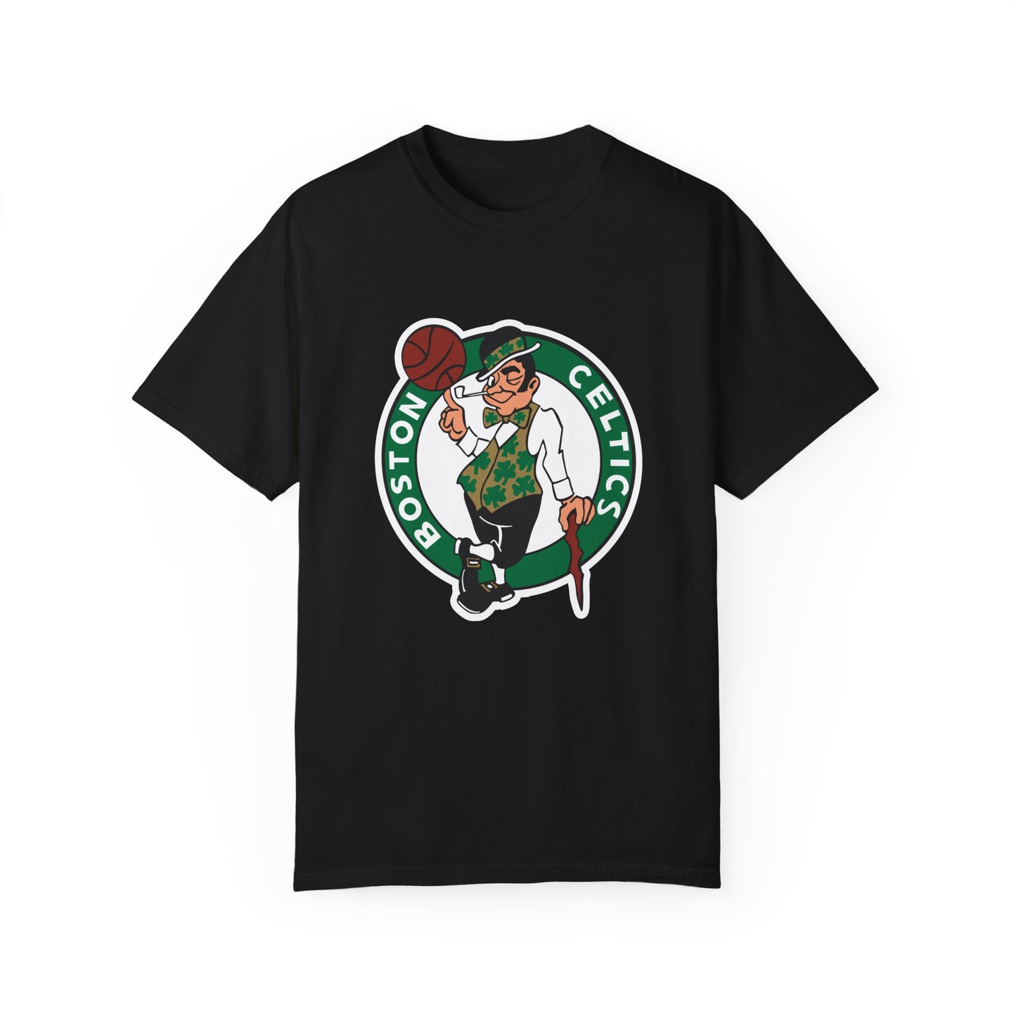 Boston Celtics Street Ball Style Garment-Dyed T-Shirt – Premium Cotton Tee for Customization