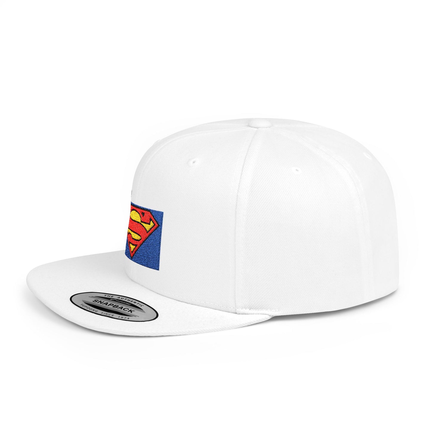 Superman Blue Flat Bill Snapback – Lightweight, Custom Fit, Premium Quality