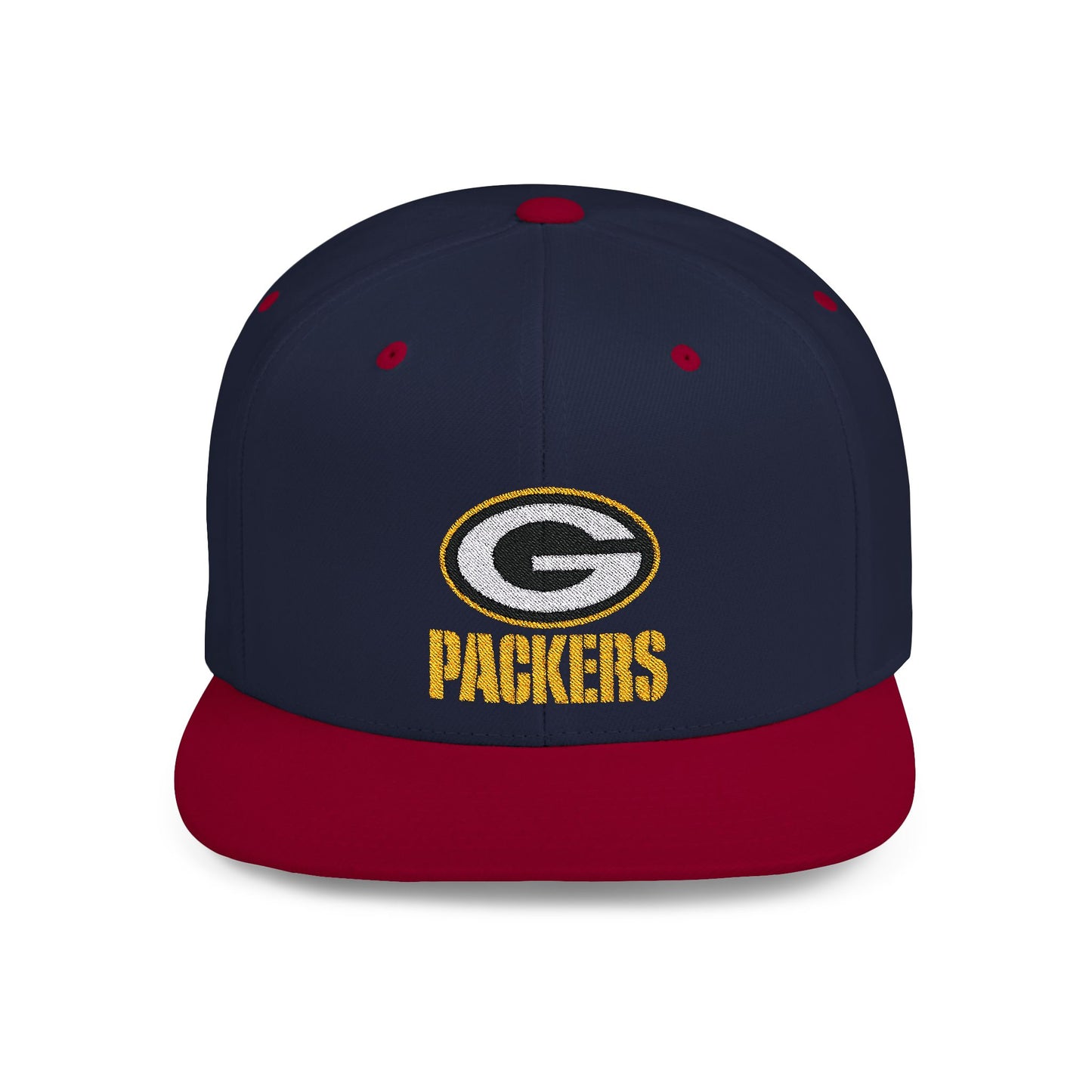 Green Bay Packers Flat Bill Snapback – Lightweight, Custom Fit, Premium Quality