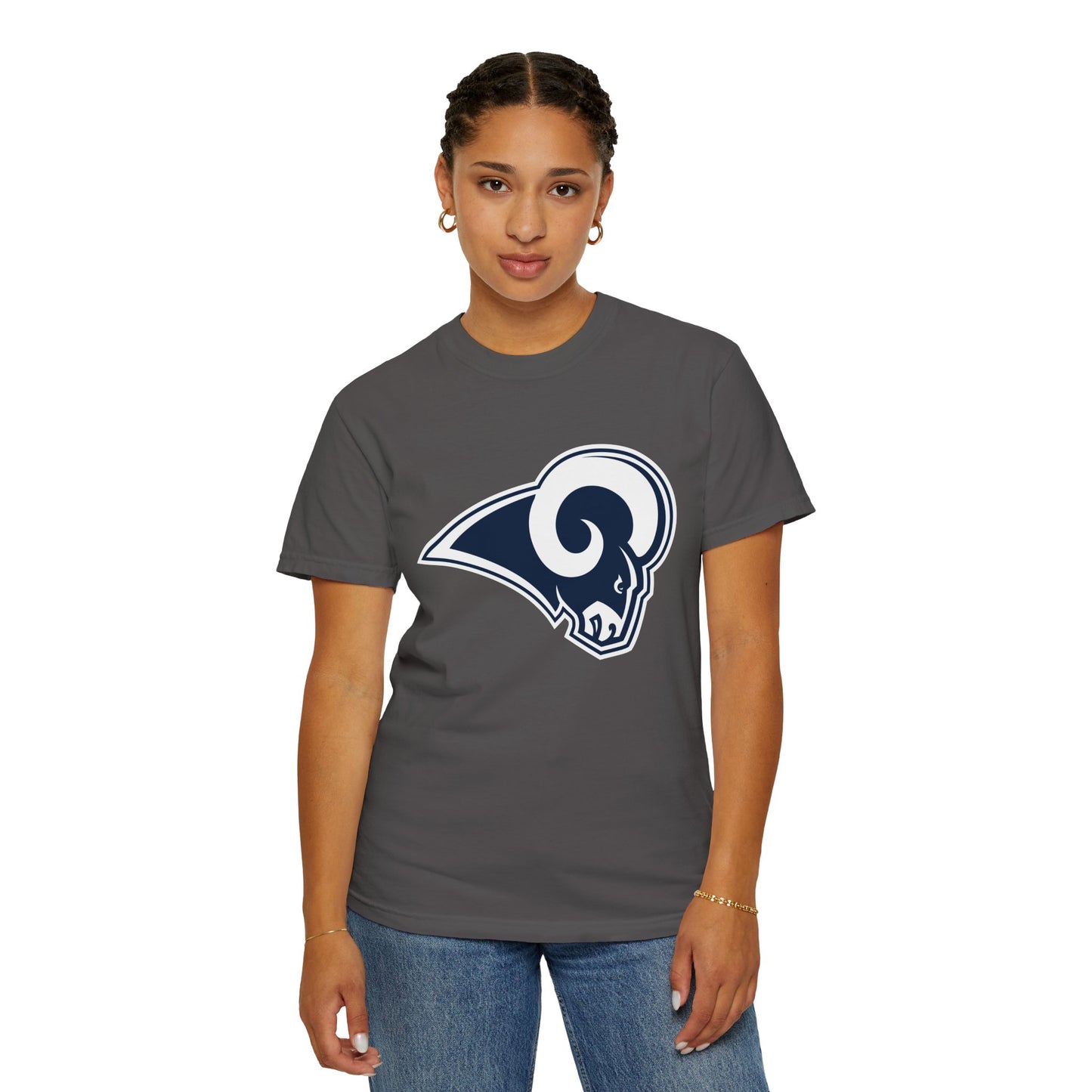 Los Angeles Rams Fan Gifts Garment-Dyed T-Shirt – Premium Cotton Tee for Customization