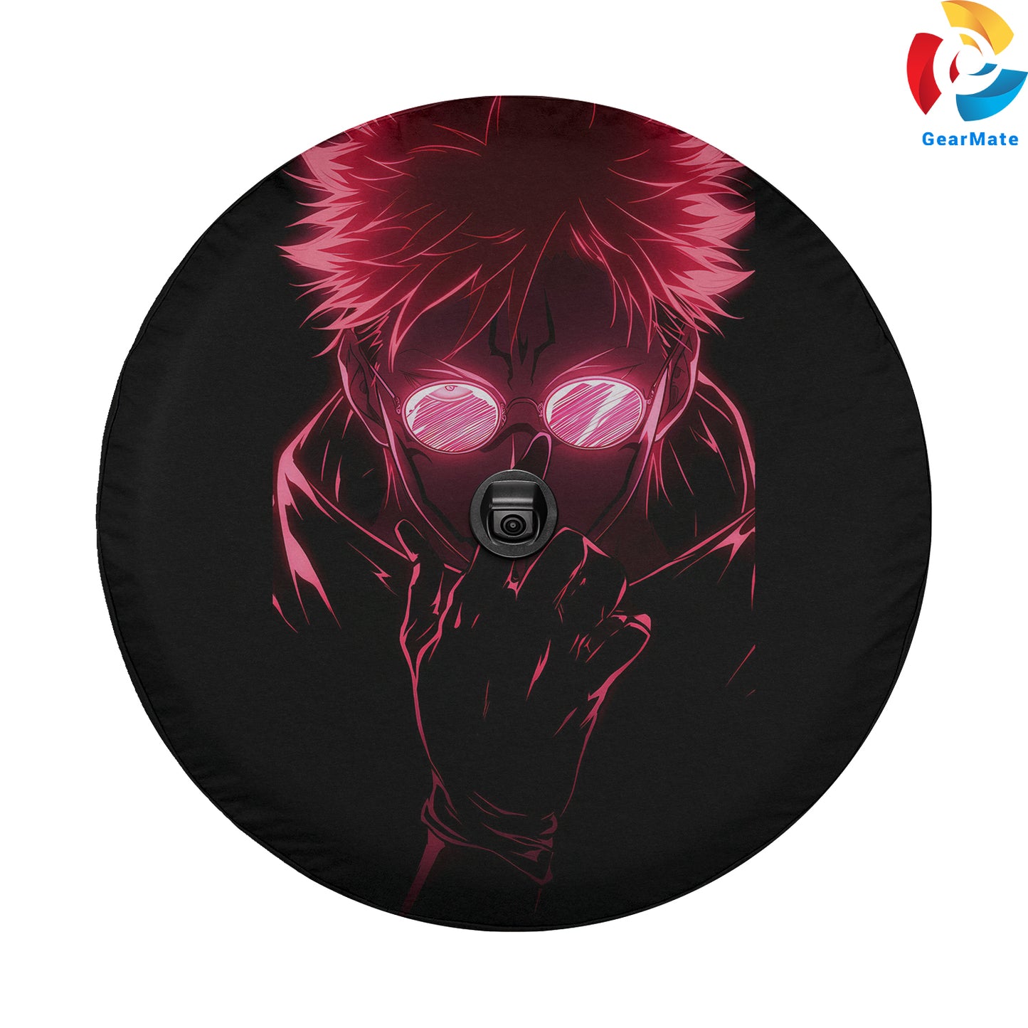 Sukuna Jujutsu Kaisen Spare Tire Cover – Premium Waterproof UV Resistant Protector