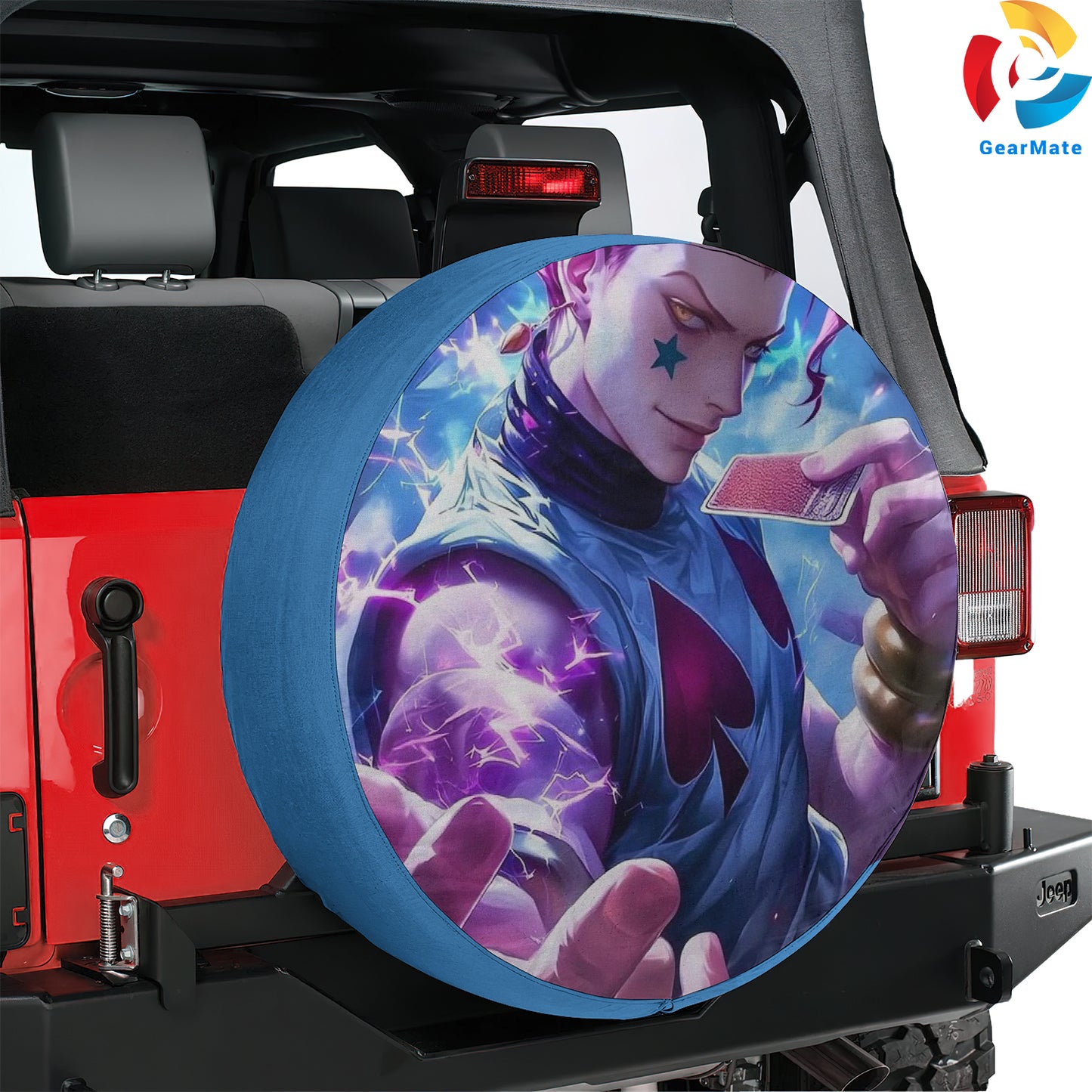 Hunter x Hunter Hisoka Spare Tire Cover – Premium Waterproof UV-Resistant Protector