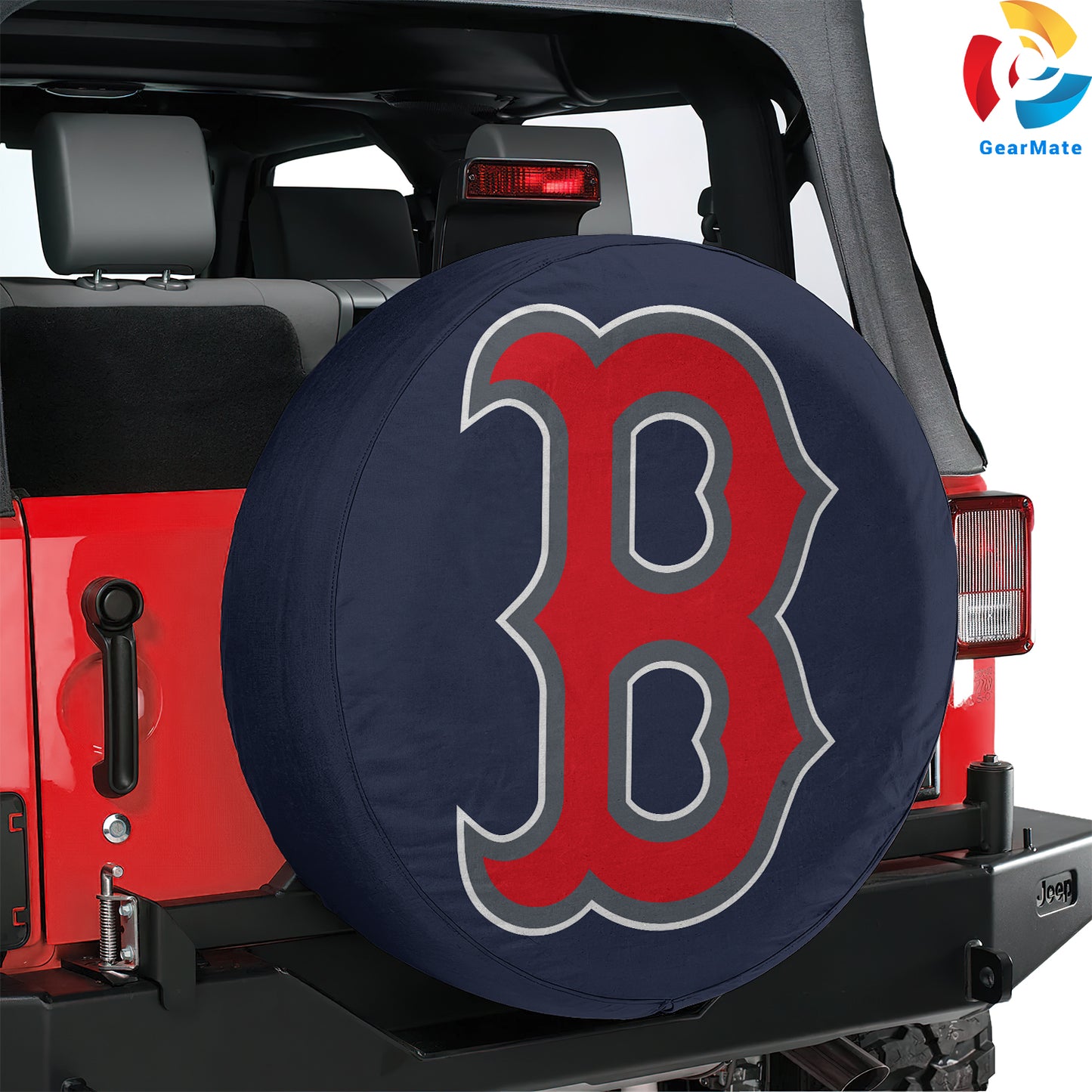 Boston Red Sox MLB Spare Tire Cover – Premium Waterproof UV-Resistant Protector