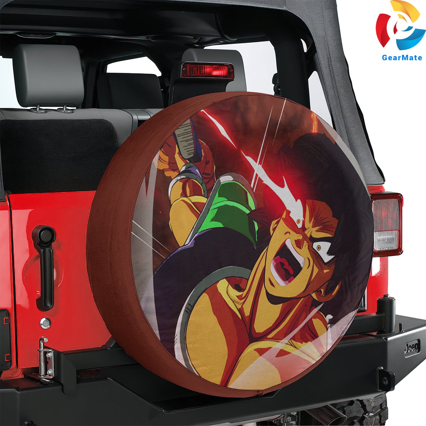 Dragon Ball Sparking Zero Broly Spare Tire Cover – Premium Waterproof UV-Resistant Protector