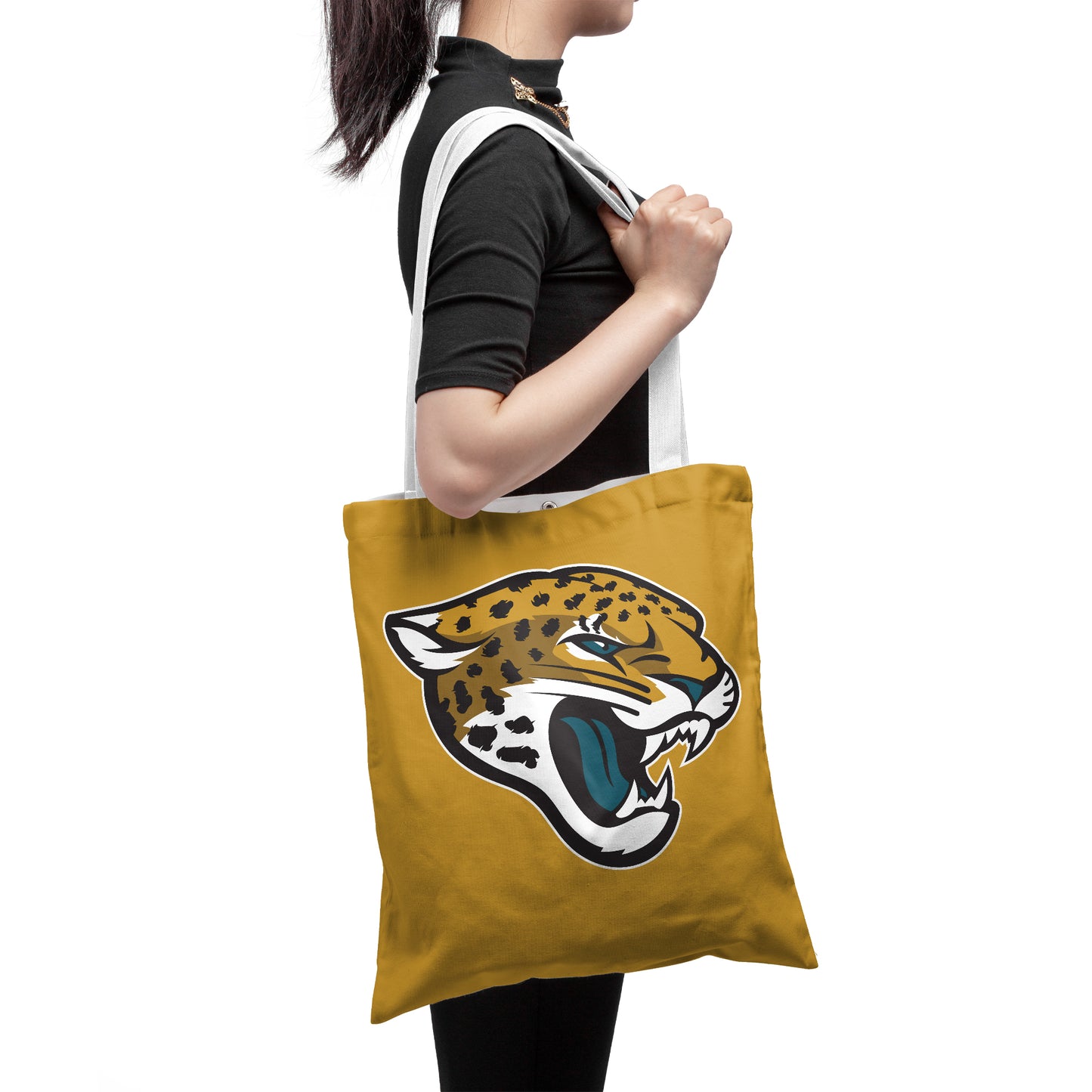 Jacksonville Jaguars Polyester Canvas Tote Bag – Durable and Stylish