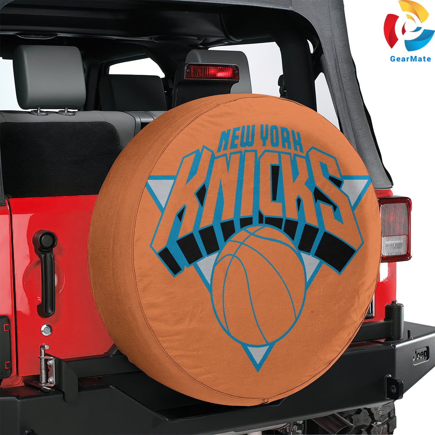 New York Knicks NBA Fans Spare Tire Cover – Premium Waterproof UV-Resistant Protector