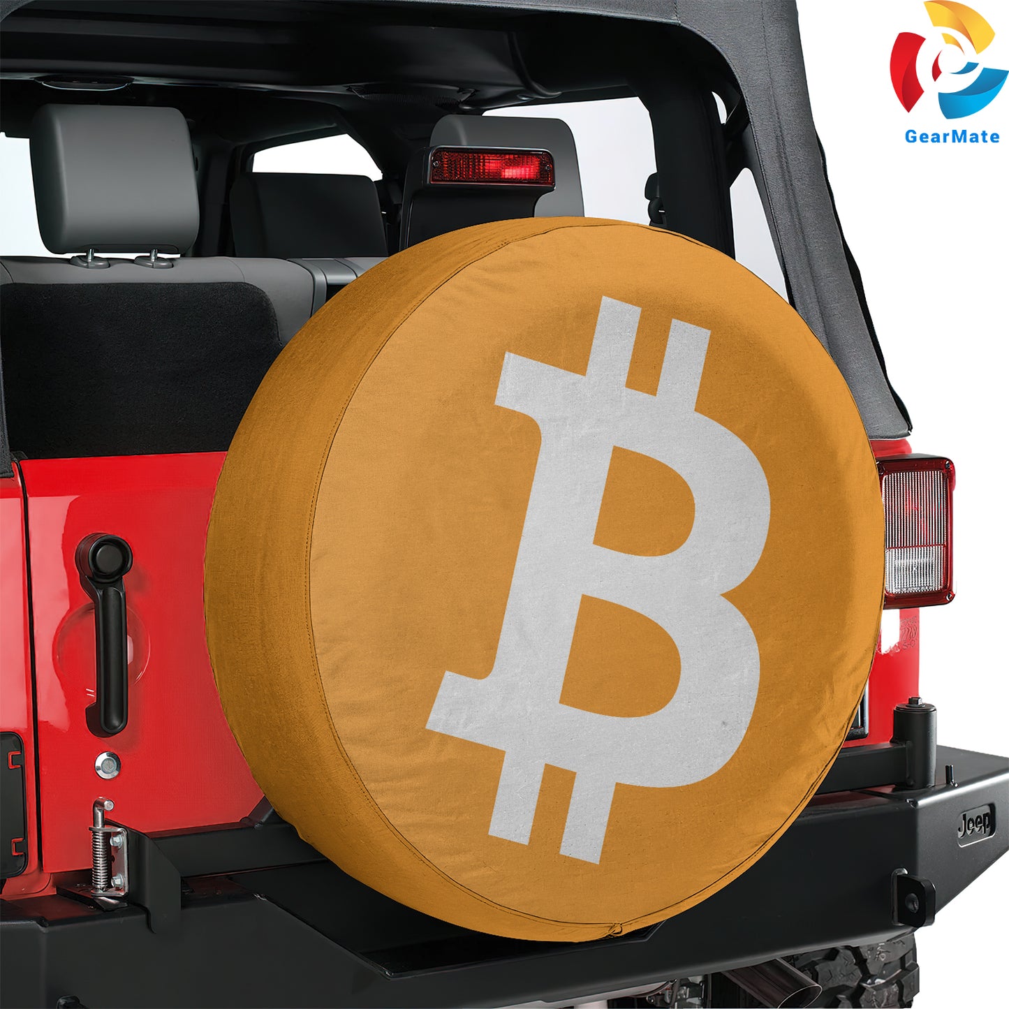 Bitcoin Spare Tire Cover – Premium Waterproof UV Resistant Protector