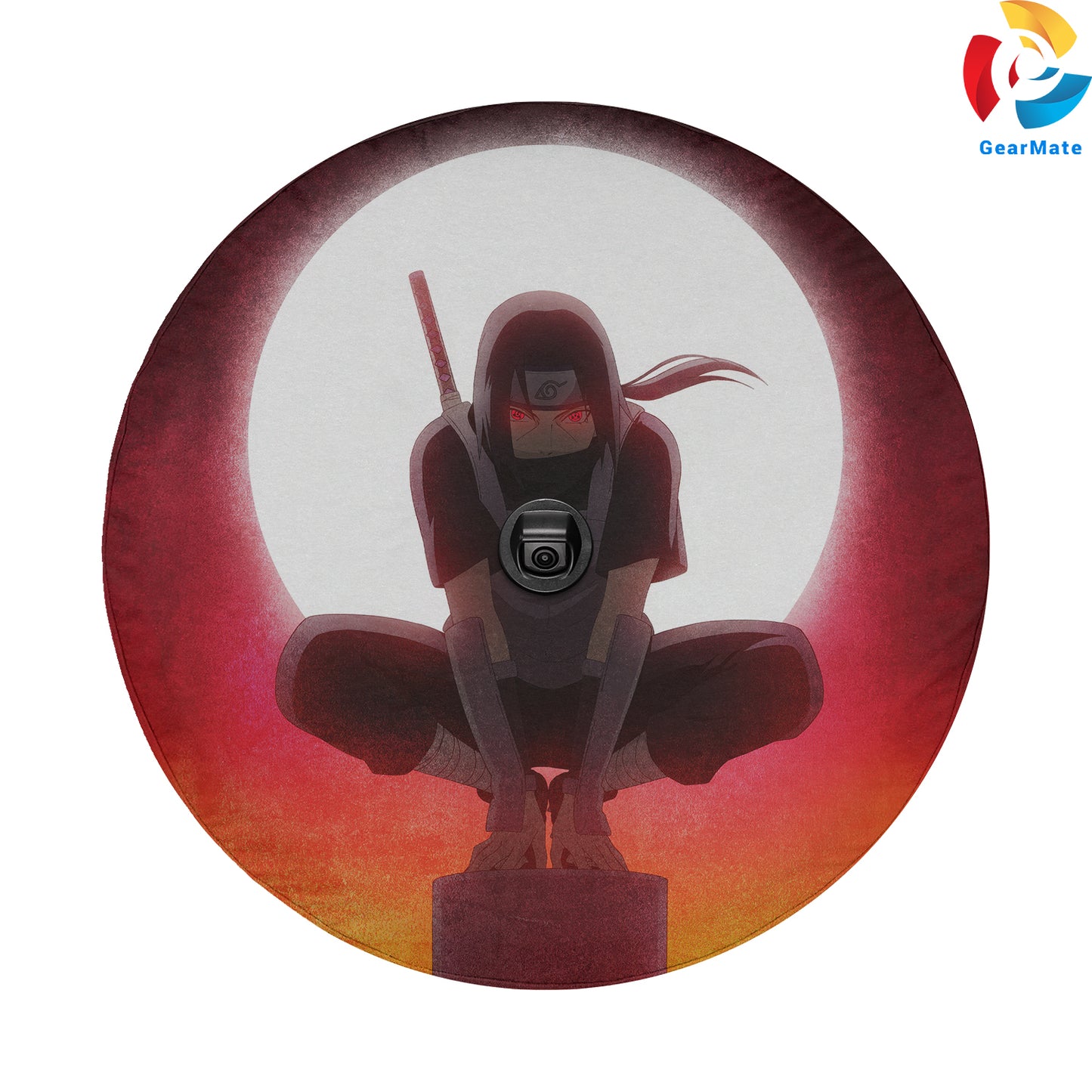 Itachi Uchiha Iconic Spare Tire Cover – Premium Waterproof UV Resistant Protector