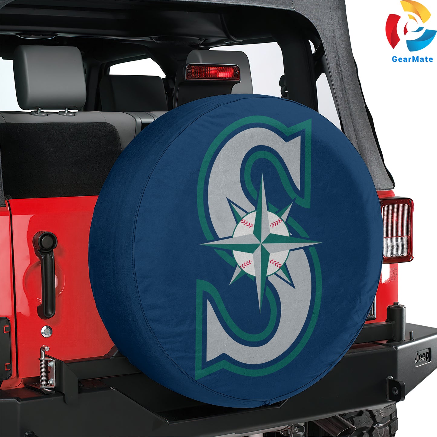 Seattle Mariners MLB Season Spare Tire Cover – Premium Waterproof UV-Resistant Protector