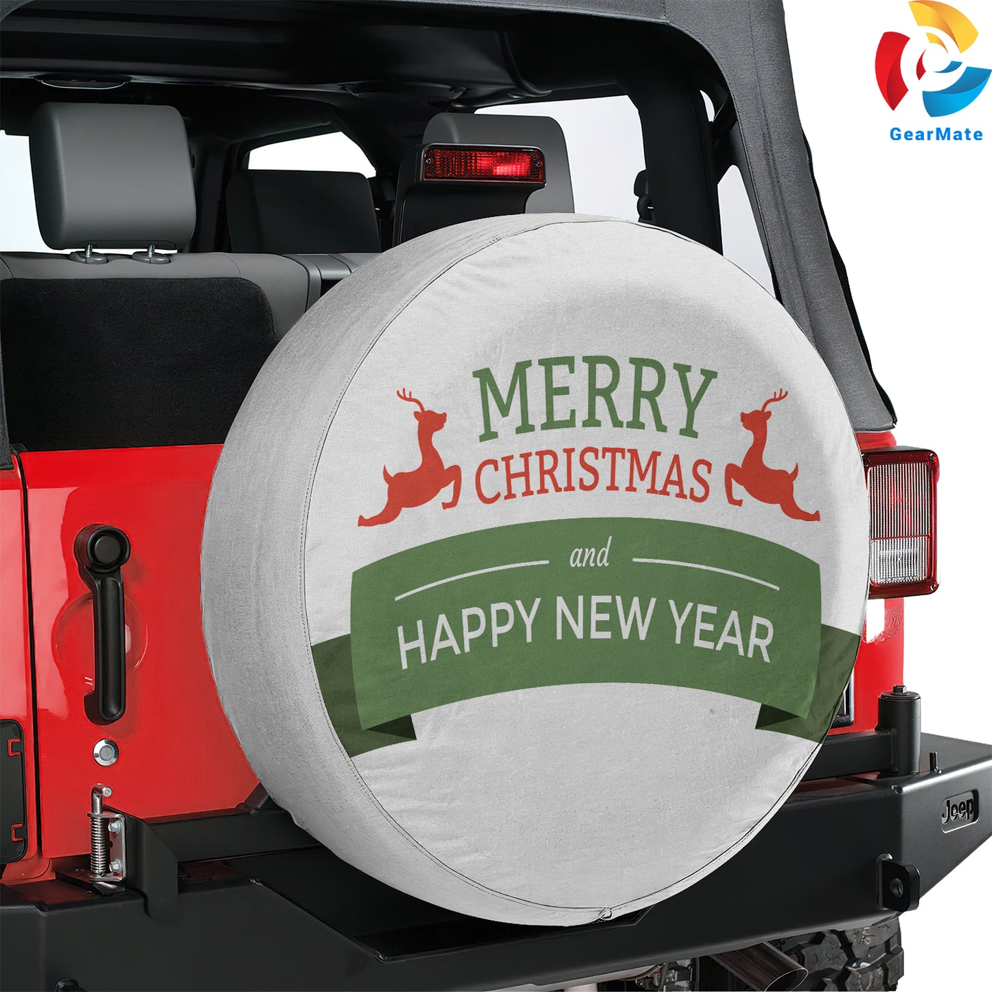 Merry Christmas I Spare Tire Cover – Premium Waterproof UV Resistant Protector