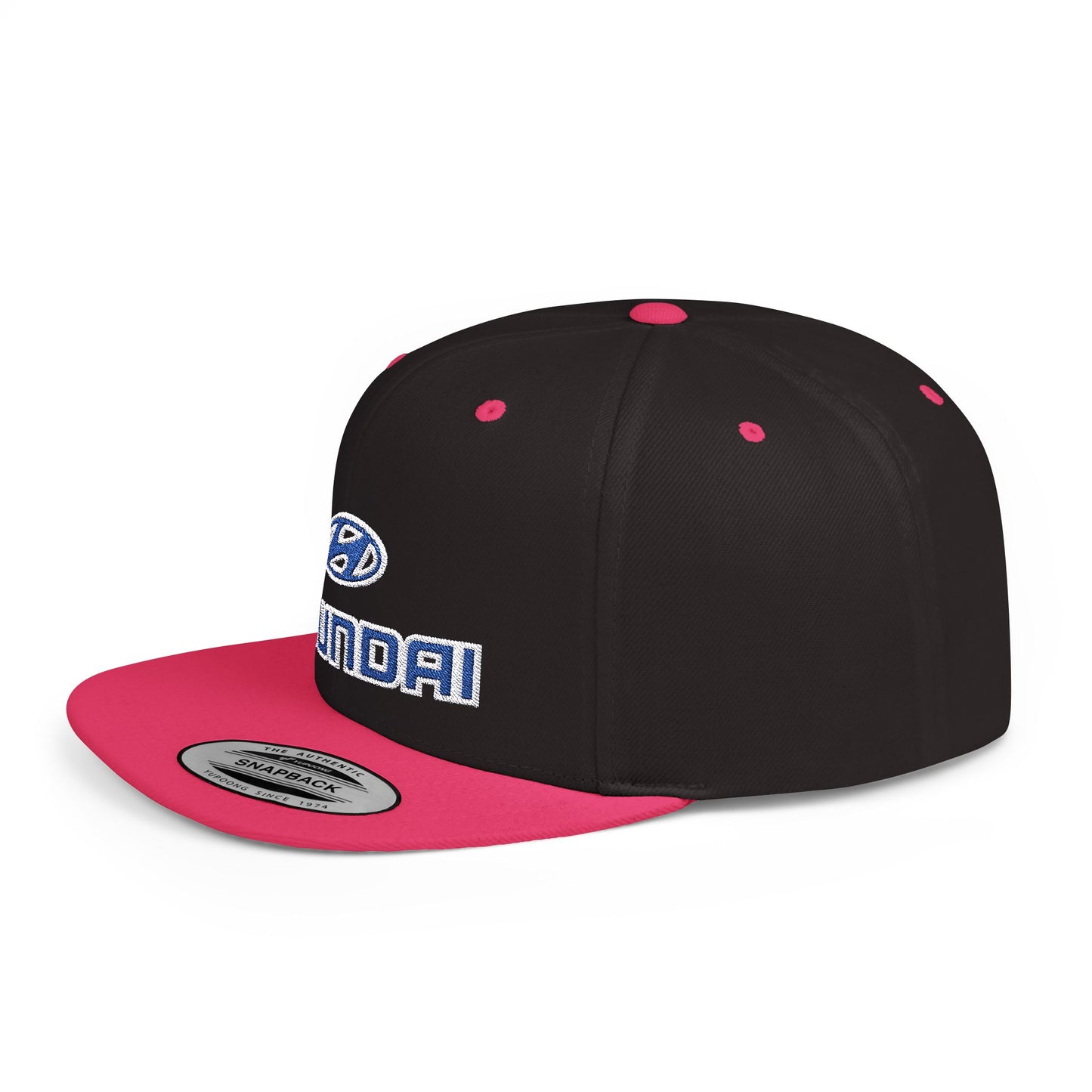 Hyundai Flat Bill Snapback – Lightweight, Custom Fit, Premium Quality