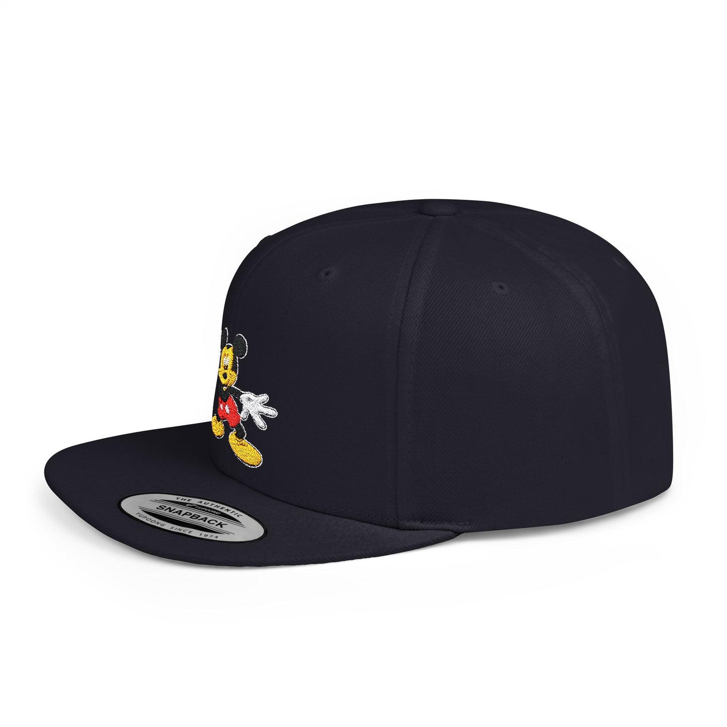 Mickey Mouse Fun Disney Flat Bill Snapback – Lightweight, Custom Fit, Premium Quality