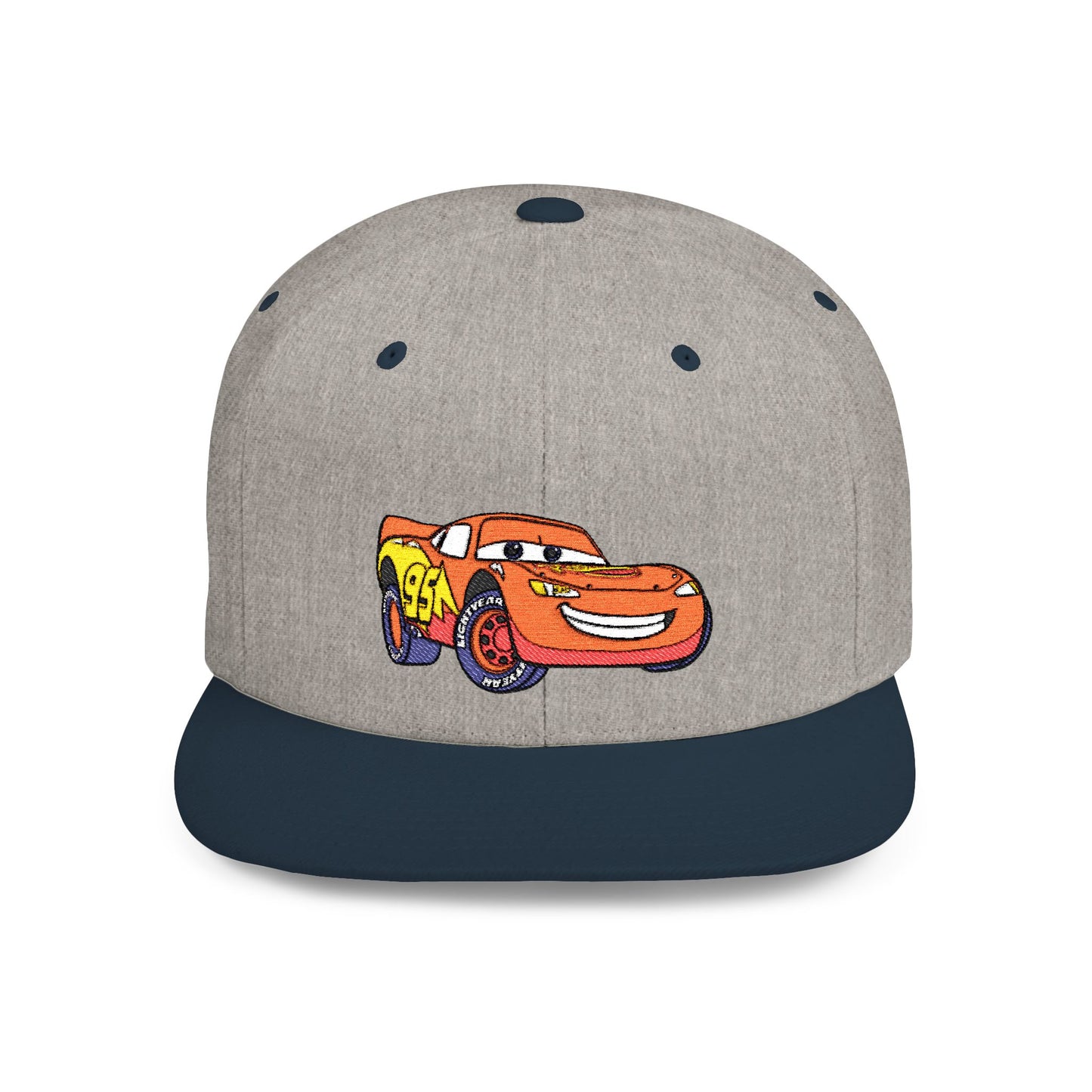 Lightning McQueen Cars Disney Flat Bill Snapback – Lightweight, Custom Fit, Premium Quality