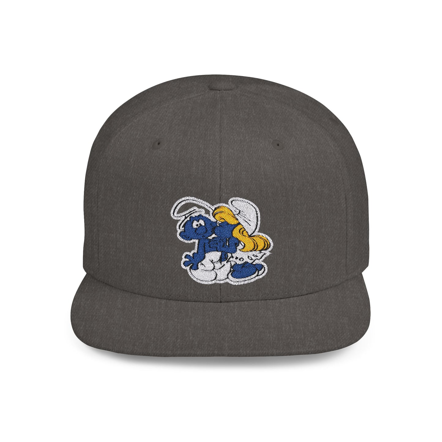 The Smurf Love Flat Bill Snapback – Lightweight, Custom Fit, Premium Quality