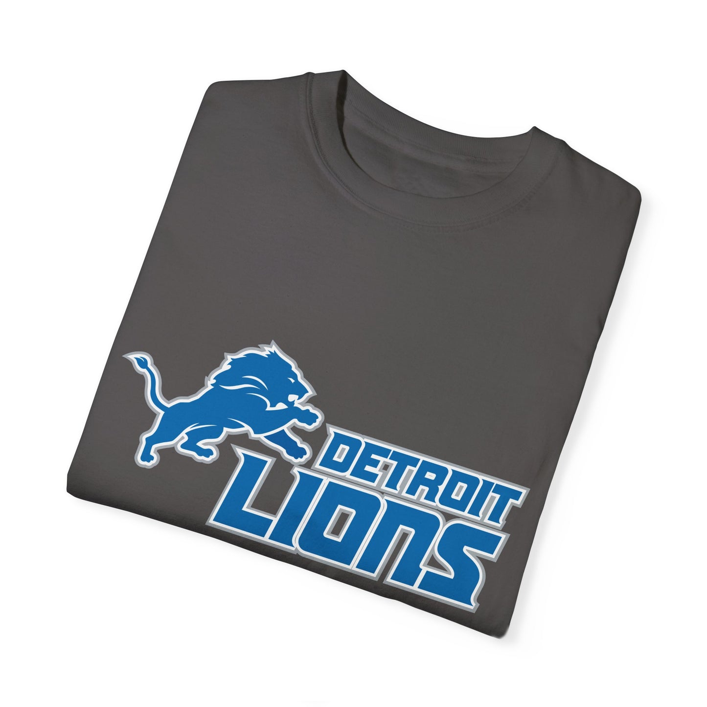 Detroit Lions Nation Garment-Dyed T-Shirt – Premium Cotton Tee for Customization