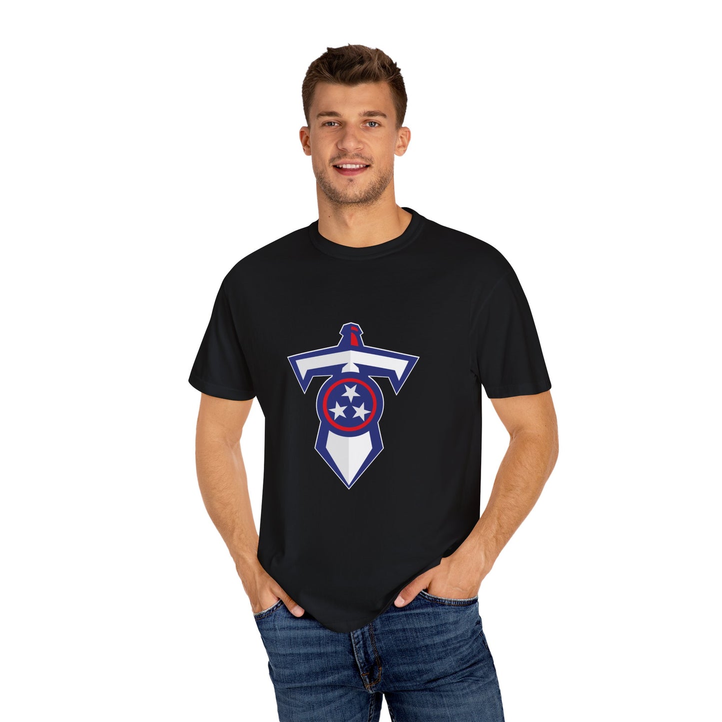 Tennessee Titans Apparel Garment-Dyed T-Shirt – Premium Cotton Tee for Customization