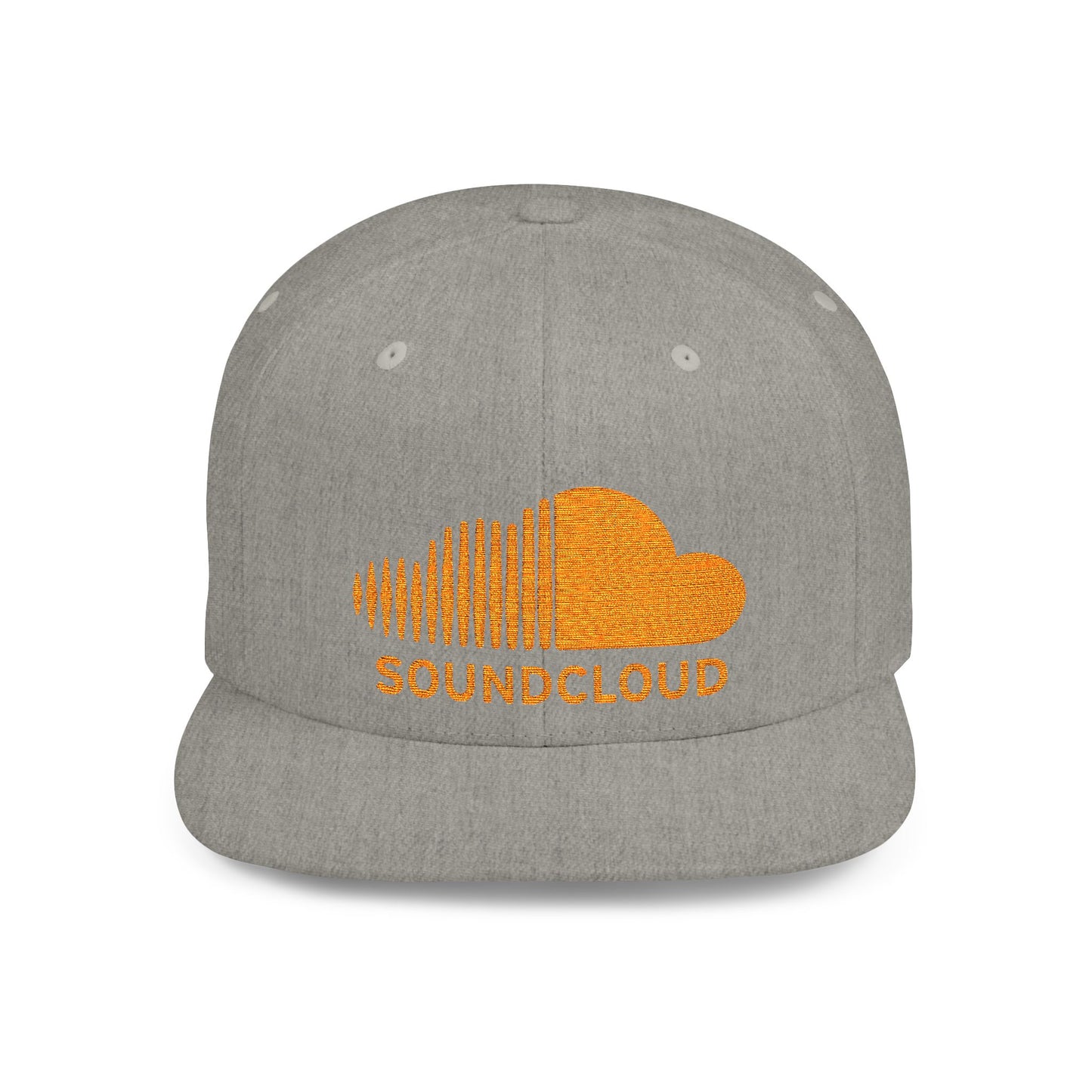 Sound Cloud Flat Bill Snapback – Lightweight, Custom Fit, Premium Quality