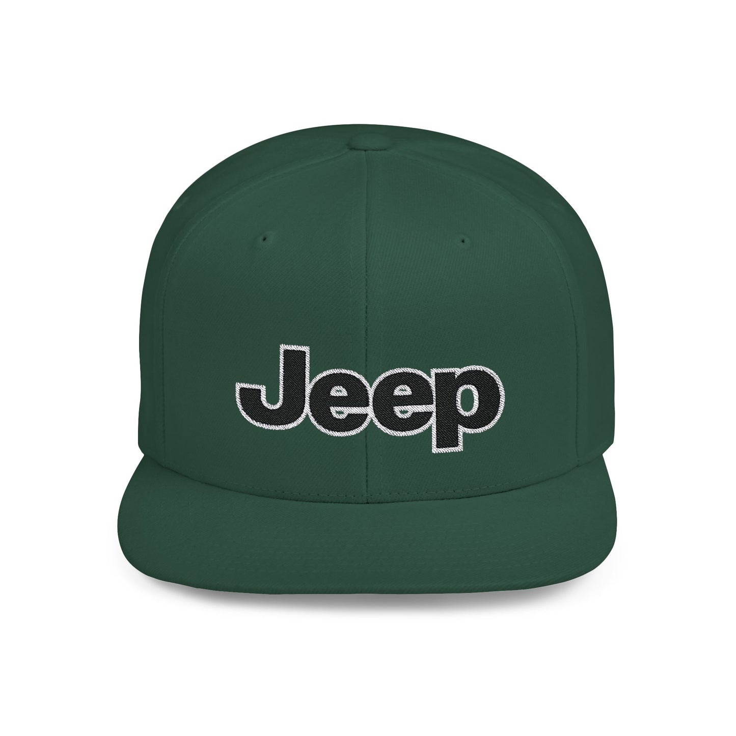 Jeep Flat Bill Snapback – Lightweight, Custom Fit, Premium Quality