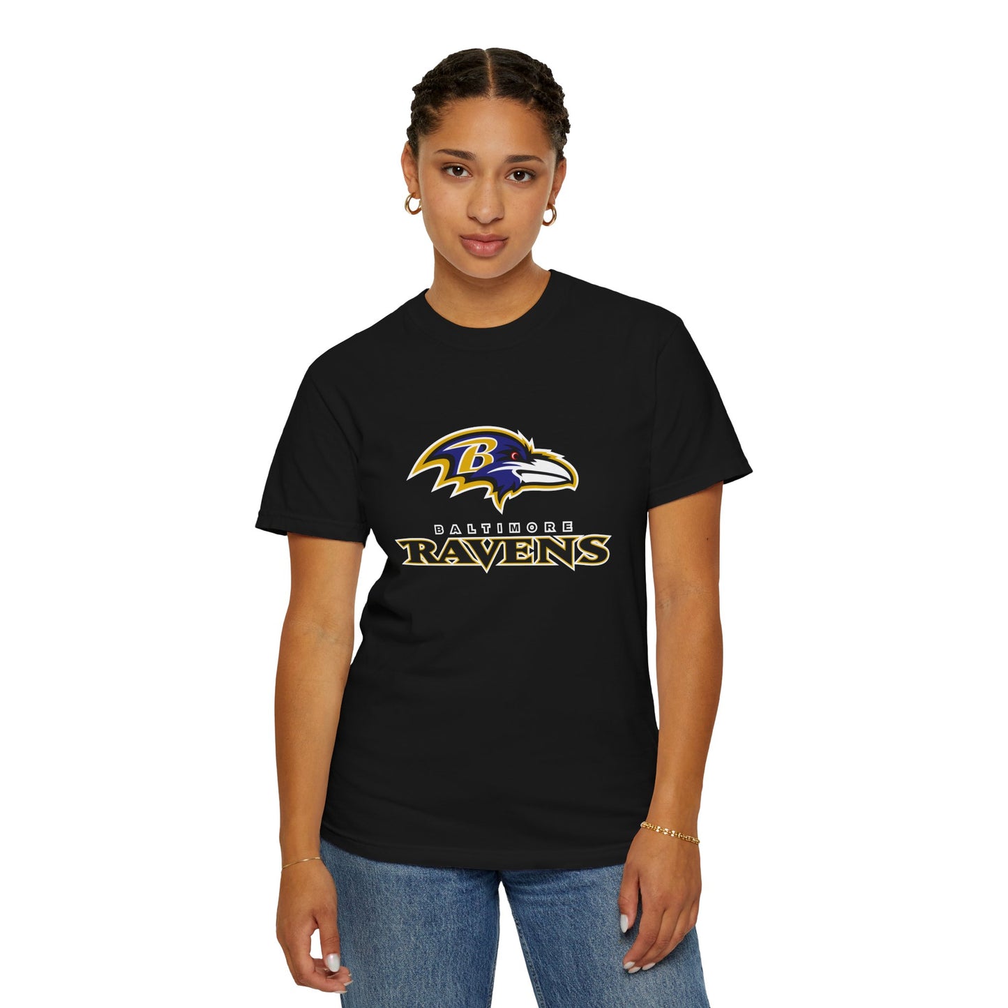 Baltimore Ravens Fan Gifts Garment-Dyed T-Shirt – Premium Cotton Tee for Customization