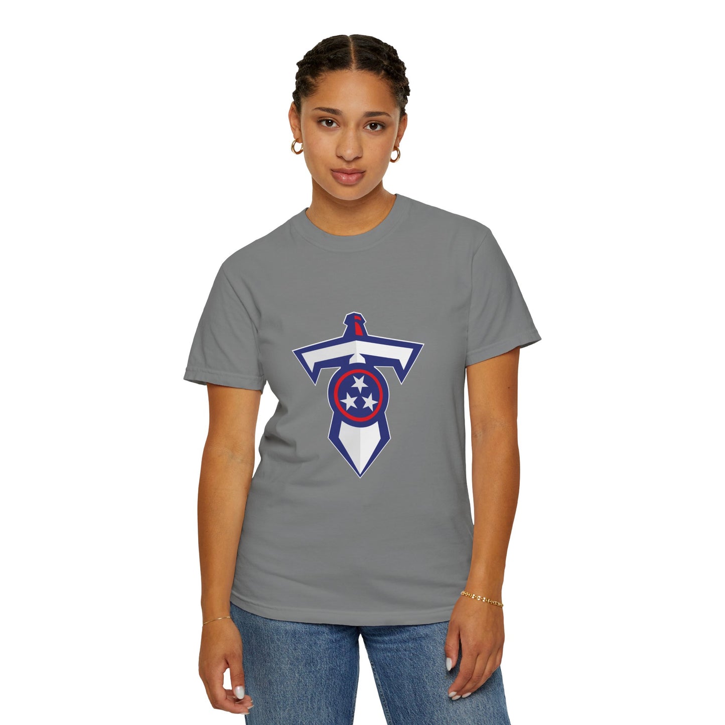 Tennessee Titans Apparel Garment-Dyed T-Shirt – Premium Cotton Tee for Customization