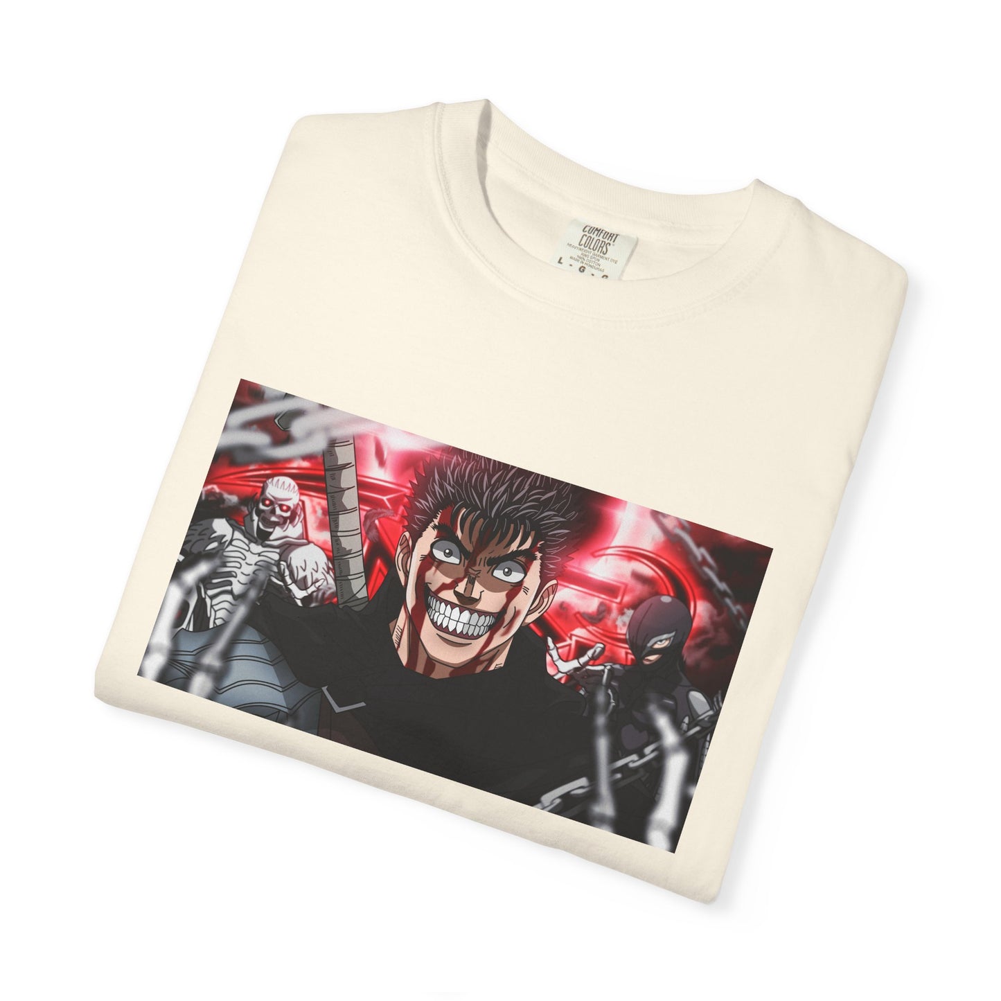 Berserk Fan Art Garment-Dyed T-Shirt – Premium Cotton Tee for Customization