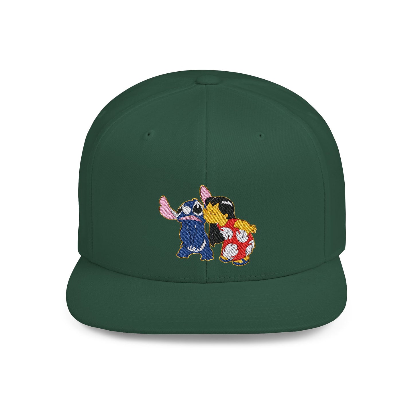 Lilo & Stitch Flat Bill Snapback – Lightweight, Custom Fit, Premium Quality