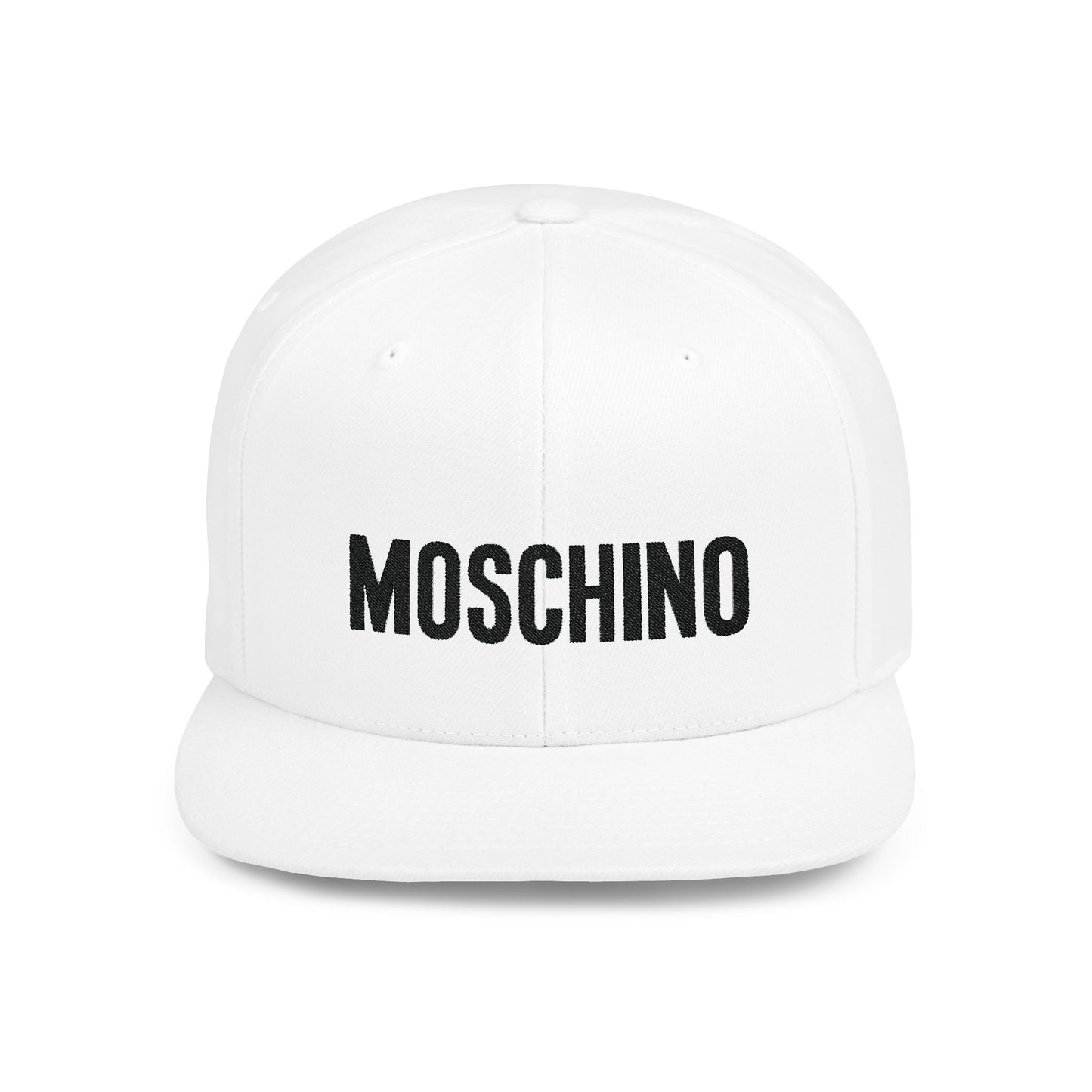 Moschino Flat Bill Snapback – Lightweight, Custom Fit, Premium Quality