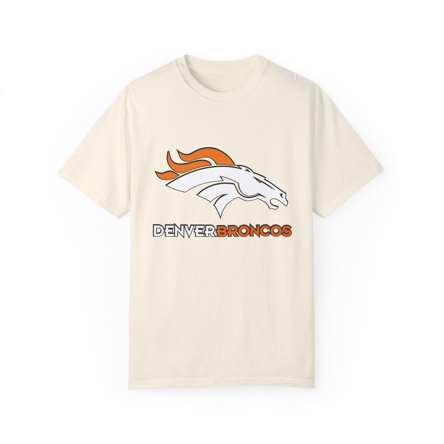 Denver Broncos Gear Garment-Dyed T-Shirt – Premium Cotton Tee for Customization