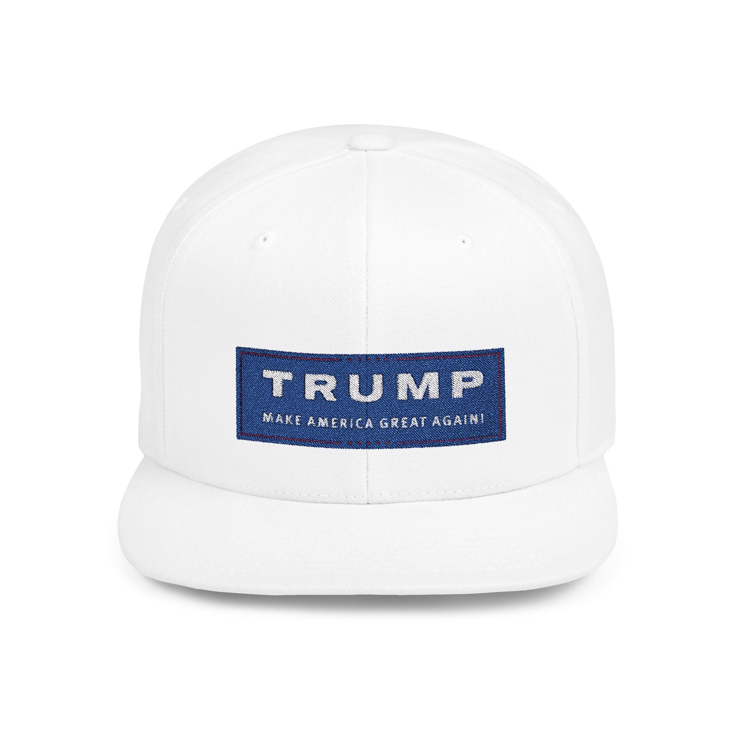 Trump Make America Great Again Flat Bill Snapback – Lightweight, Custom Fit, Premium Quality