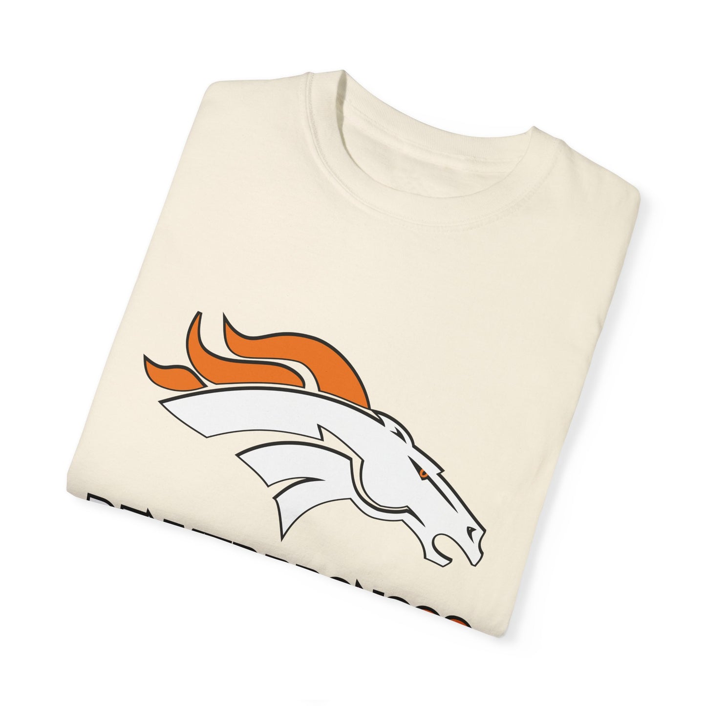 Denver Broncos Gear Garment-Dyed T-Shirt – Premium Cotton Tee for Customization