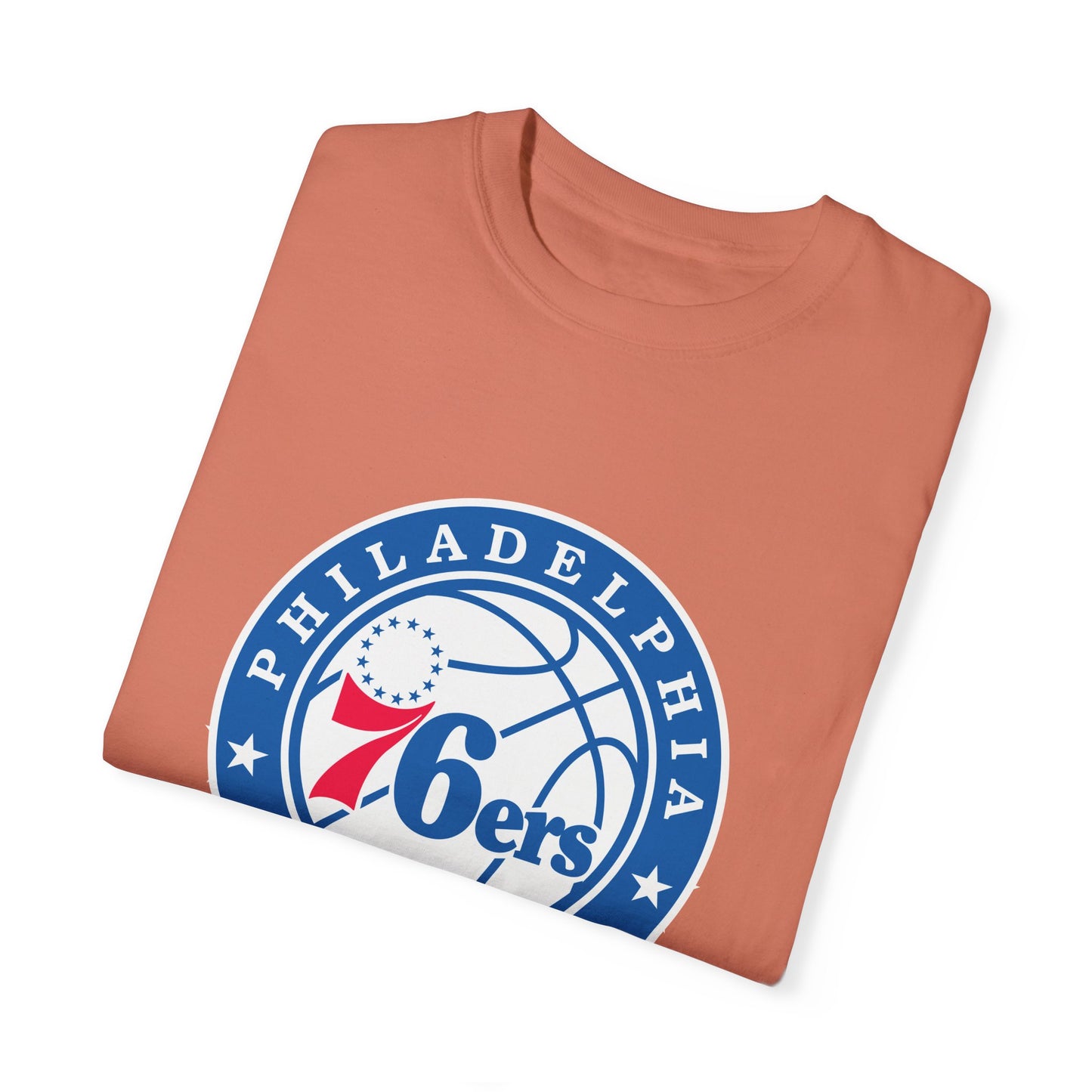 Philadelphia 76ers Basketball Life Garment-Dyed T-Shirt – Premium Cotton Tee for Customization